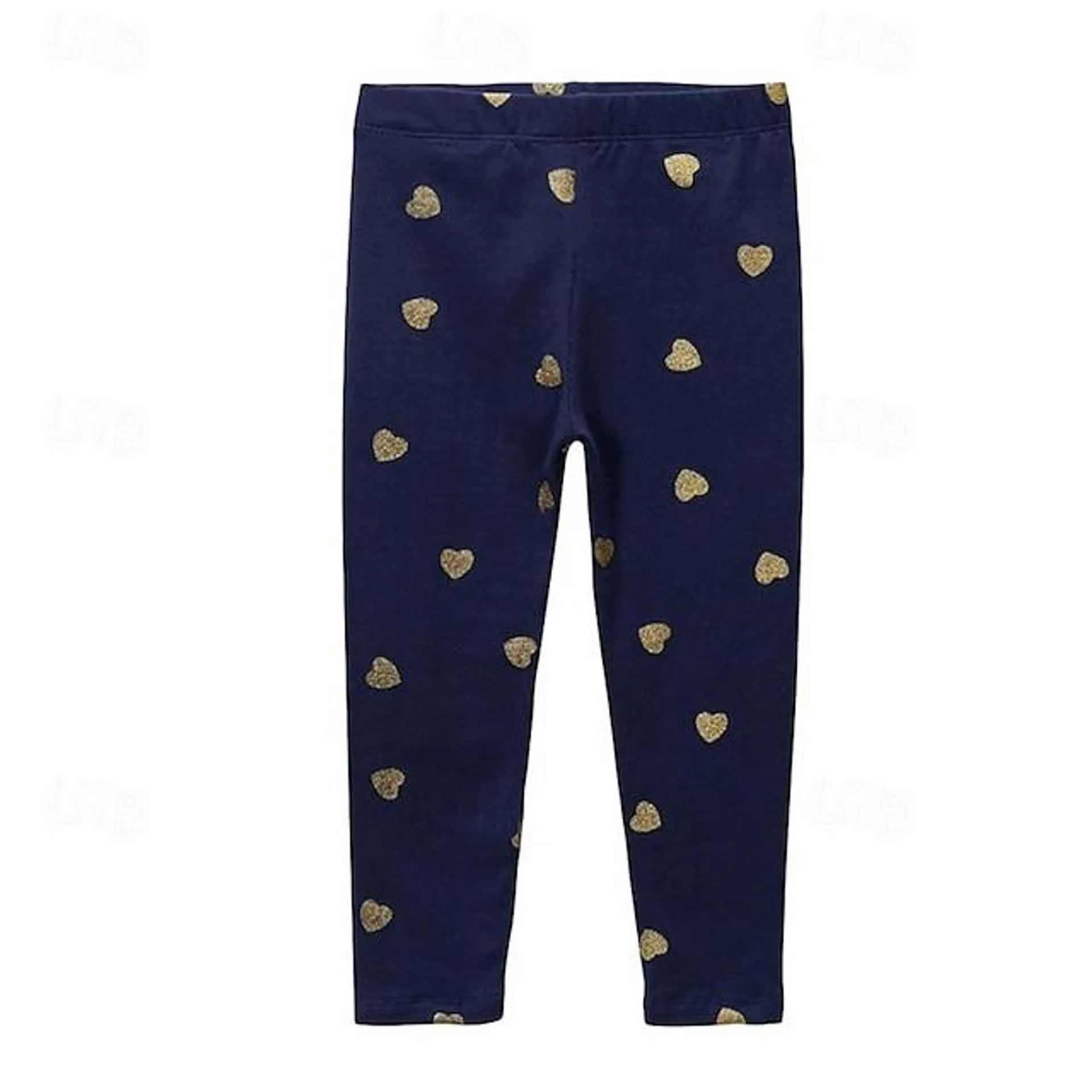 Voor meisjes 3D Hart Broek Legging Lente Herfst Actief Basic Katoen Kinderen 4 jaar + Buiten Casual Dagelijks Normale pasvorm