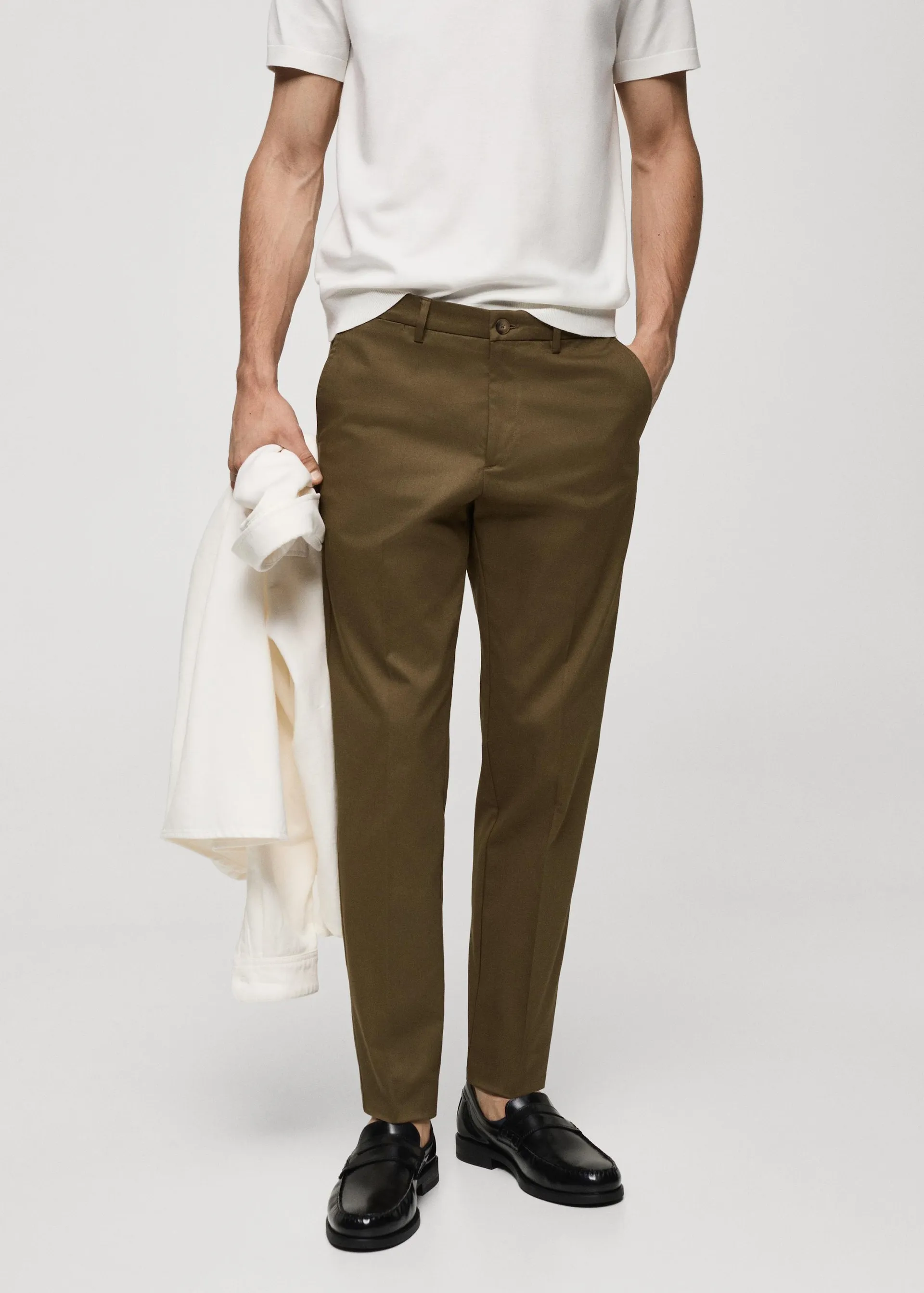 Slim fit chino trousers