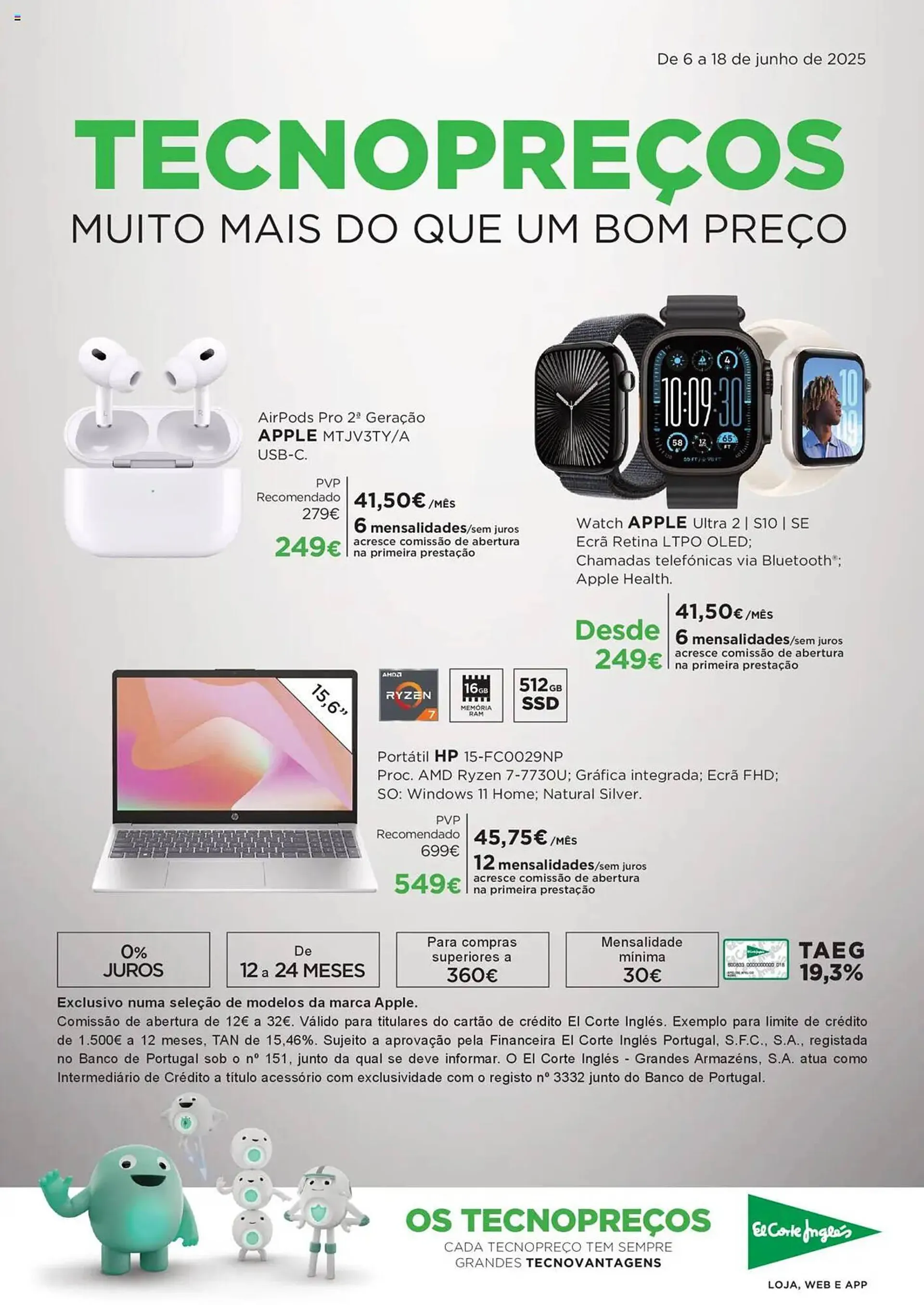 Folheto Folheto El Corte Inglés de 6 de junho até 19 de junho 2025 - Pagina 1
