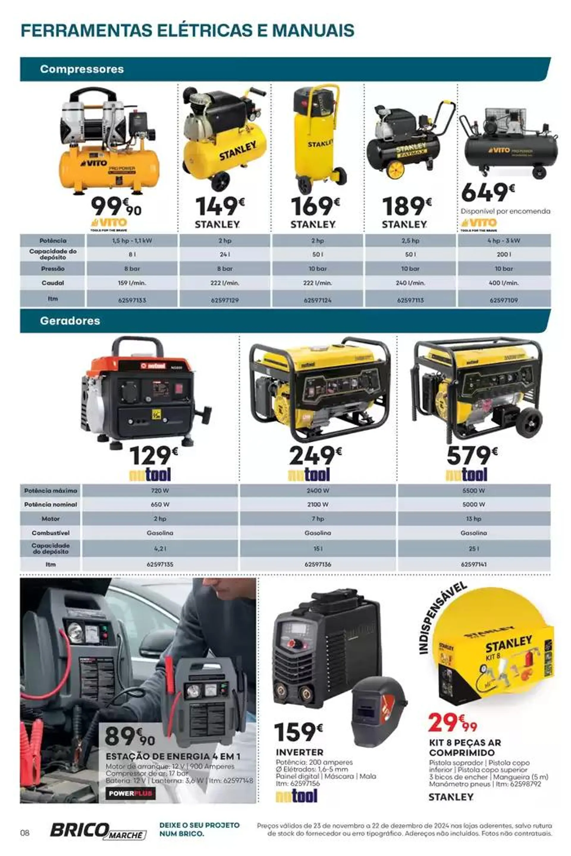 Folheto F#17 Ferramentas Elétricas e Manuais 12p de 25 de novembro até 22 de dezembro 2024 - Pagina 8