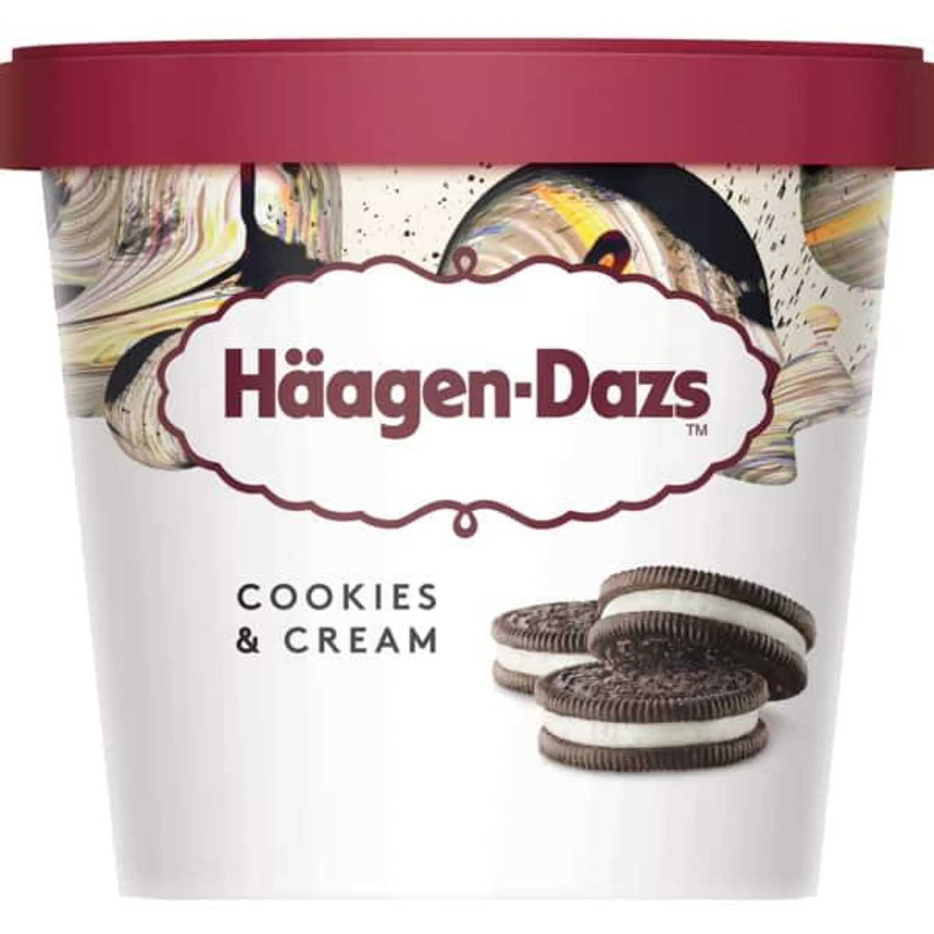 Gelado de Cookies e Natas embalagem 95 ml Haagen-Dazs