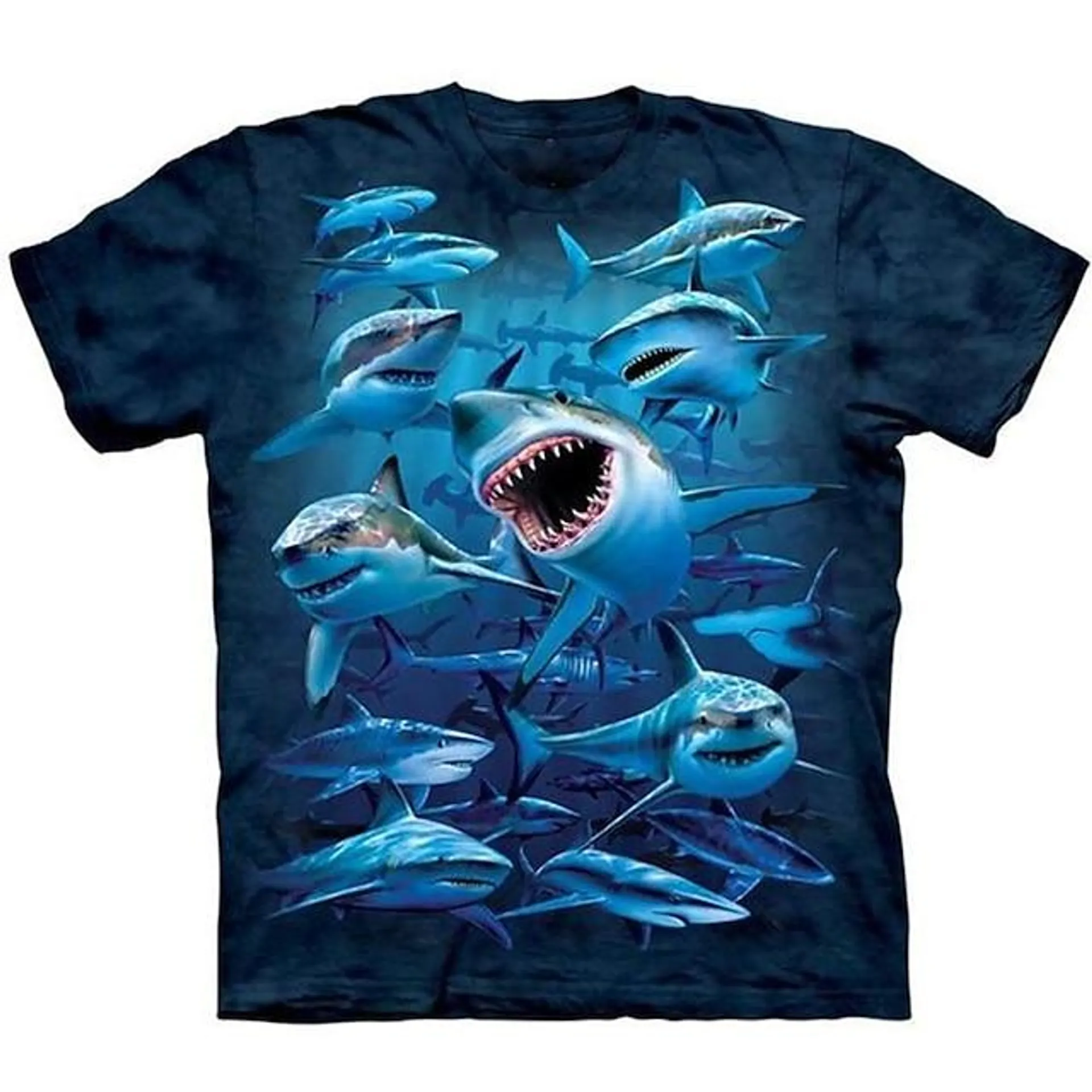 Chico 3D Animal Tiburón Camiseta Manga Corta Impresión 3D Verano Primavera Activo Deportes Moda Poliéster Niños 3-12 años Exterior Diario Ajuste regular