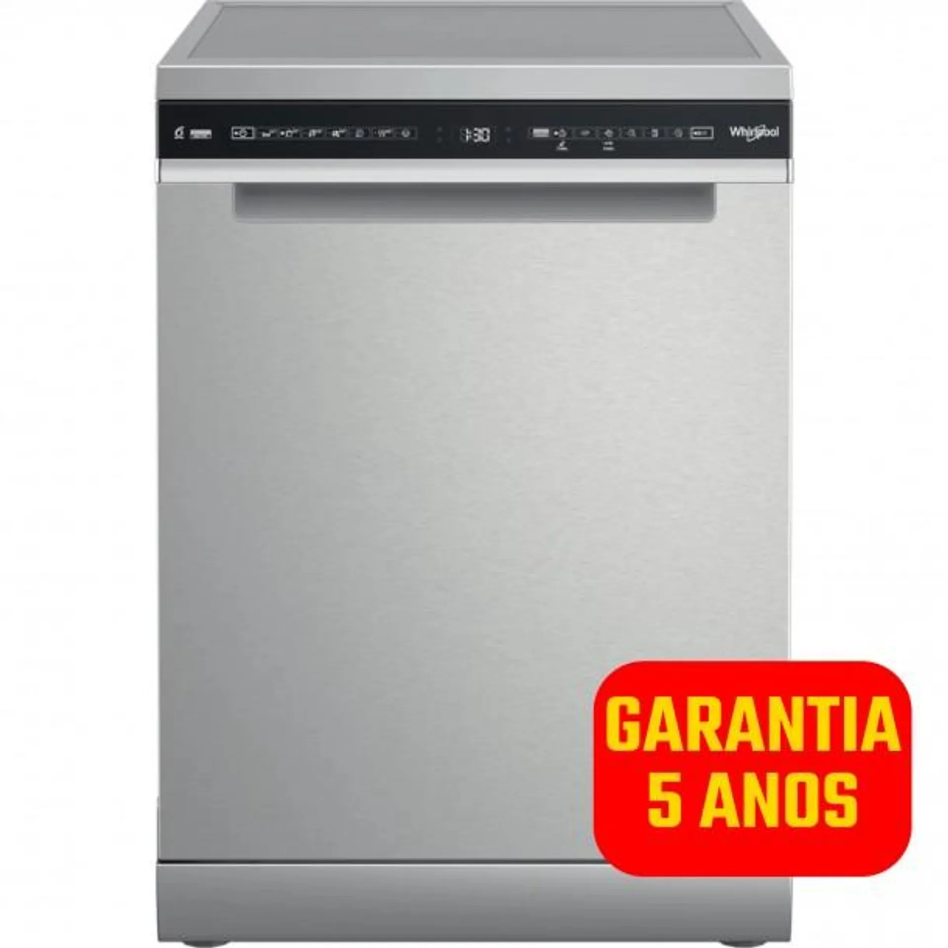 Máquina Lavar Loiça WHIRLPOOL W7FHS51S Inox - 15 Conjuntos