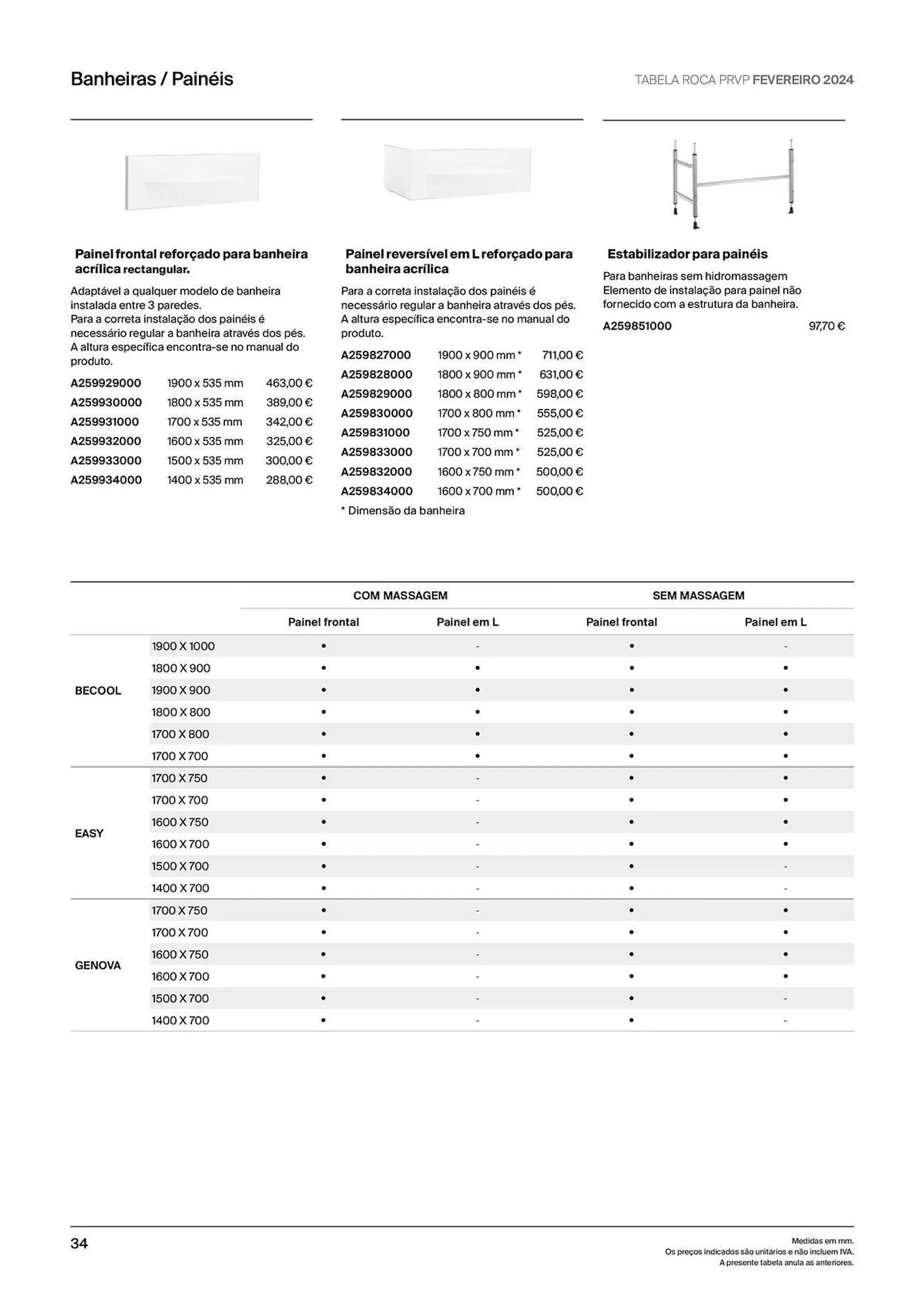 Folheto Folheto Roca de 9 de janeiro até 31 de maio 2024 - Pagina 36