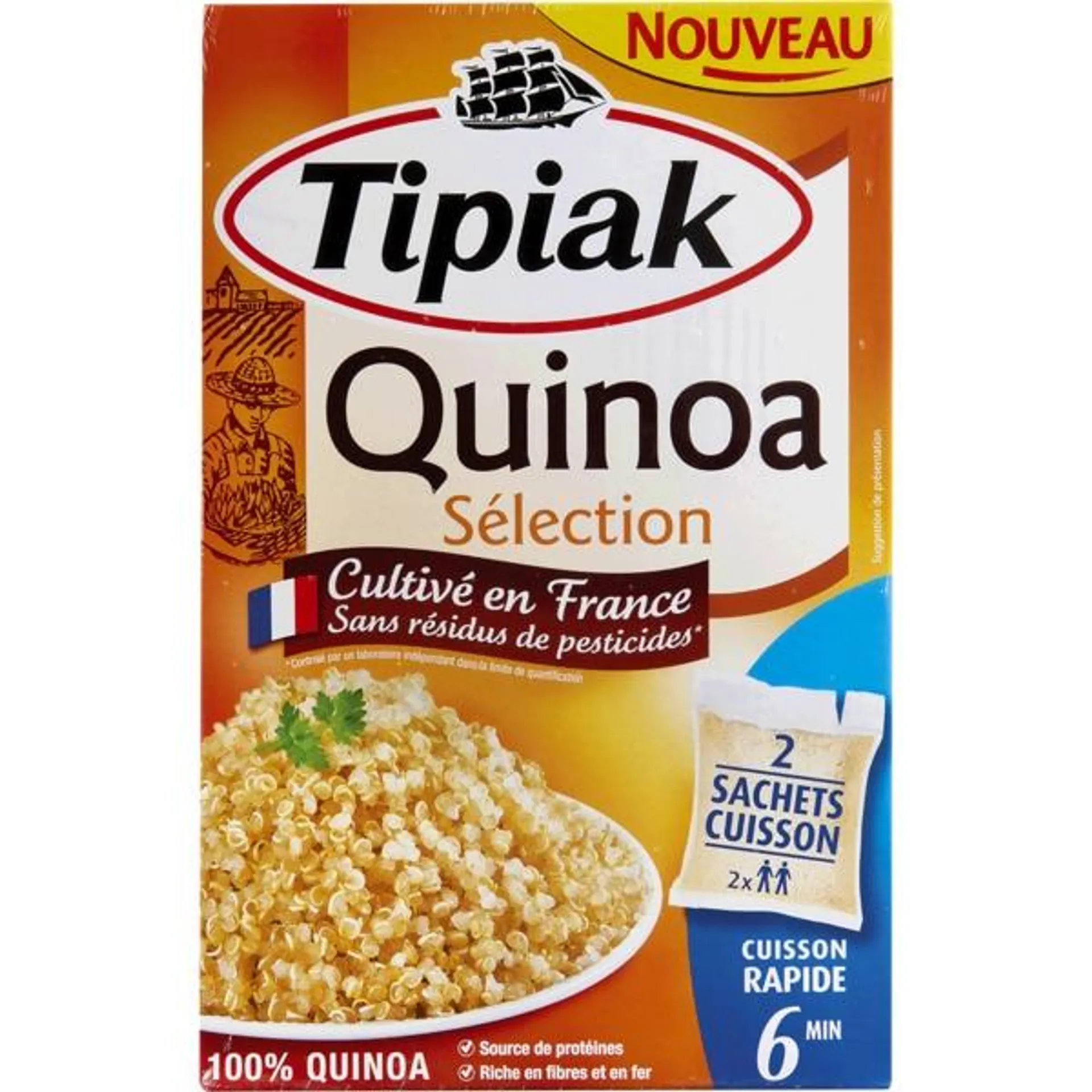 Quinoa embalagem 200 g Tipiak