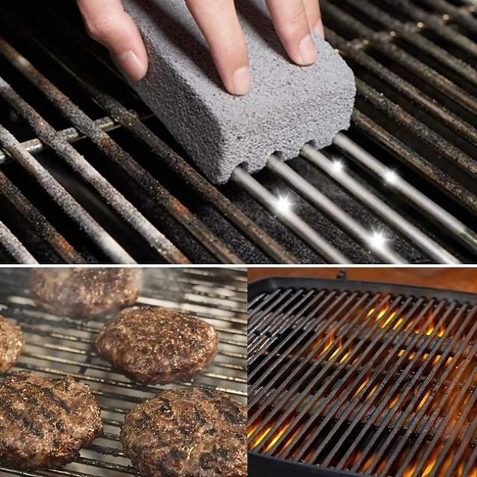 1pc bbq grillreinigingssteen - verwijder moeiteloos vet & vlekken van bbq-rekken & gereedschap - keukenversieringsgadget