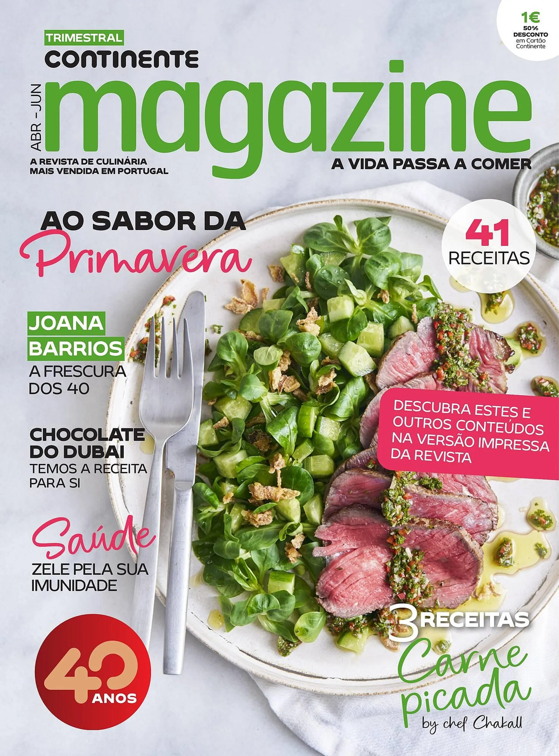 Folheto Folheto Continente de 8 de abril até 30 de junho 2025 - Pagina 1