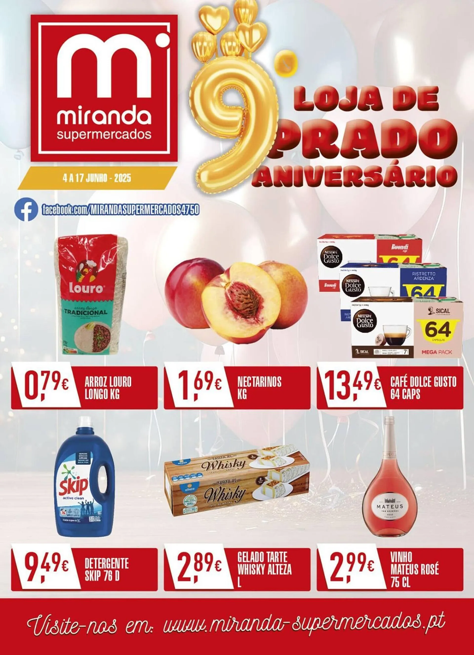 Folheto Folheto Miranda Supermercados de 6 de junho até 17 de junho 2025 - Pagina 1