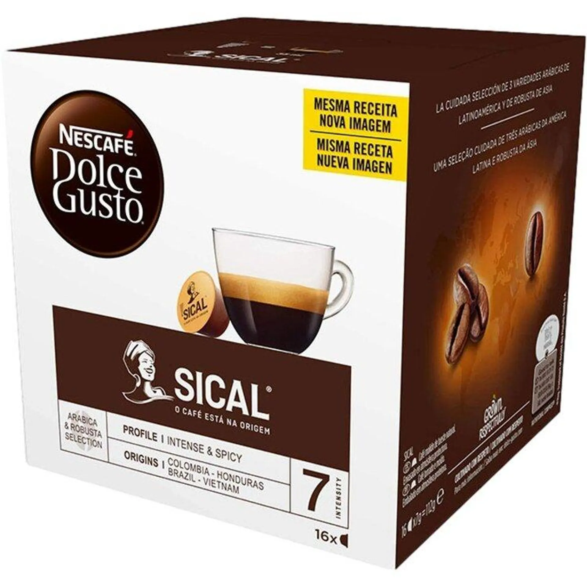 CÁPSULA DOLCE GUSTO ESP SICAL 16C