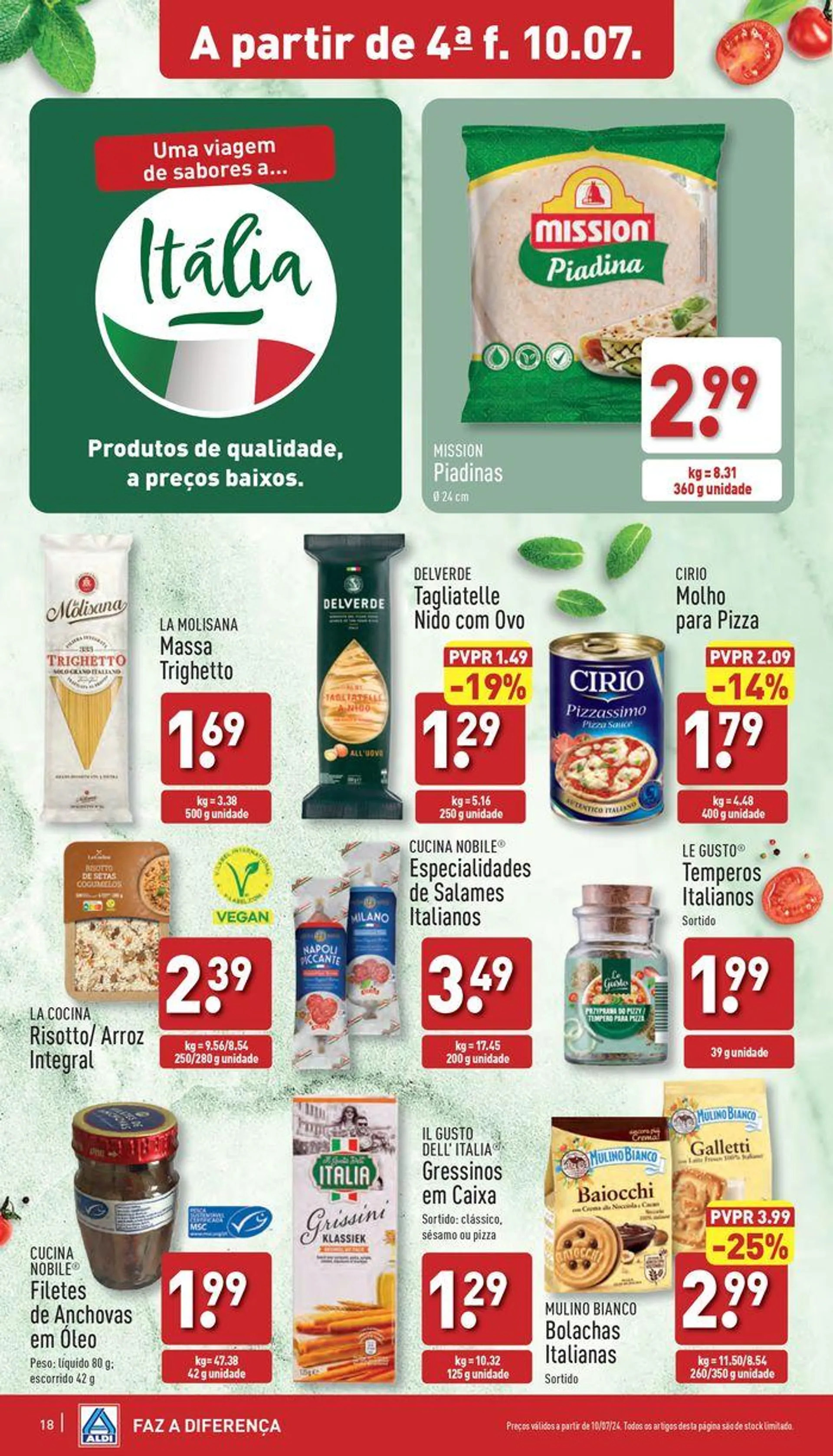 Folheto Folheto Aldi. de 10 de julho até 16 de julho 2024 - Pagina 18