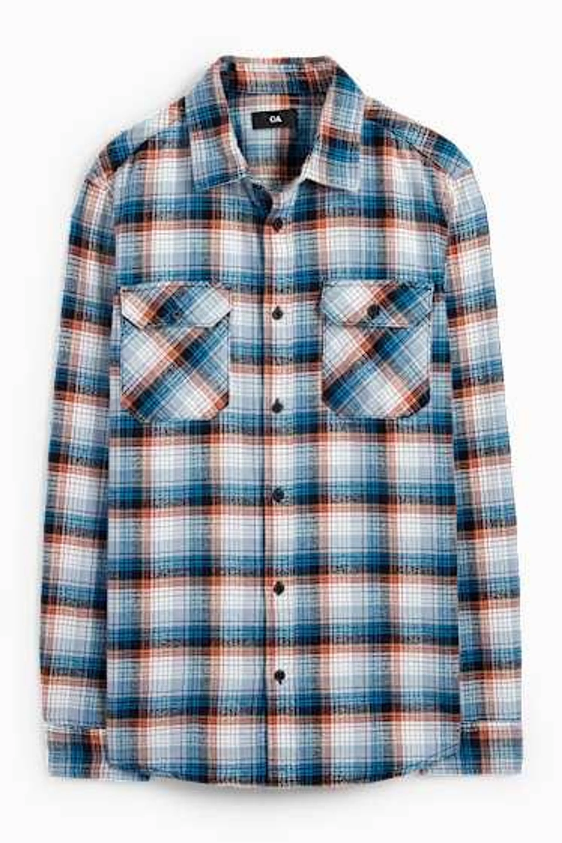 Shirt - regular fit - kent collar - check