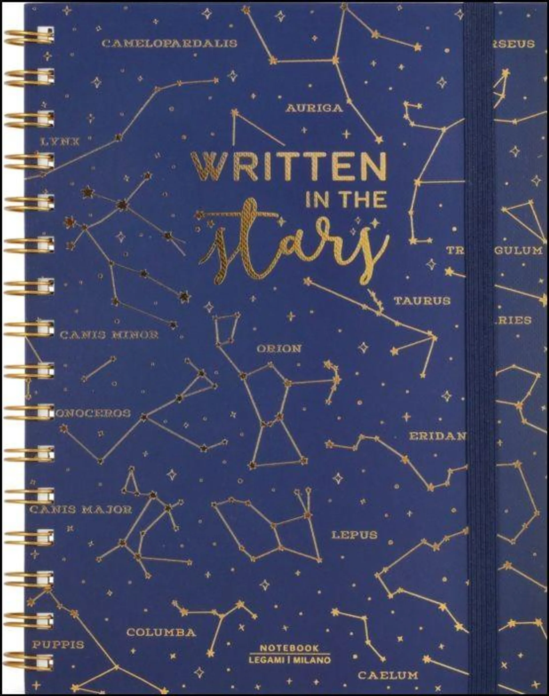 Spiral Notebook Large Stars