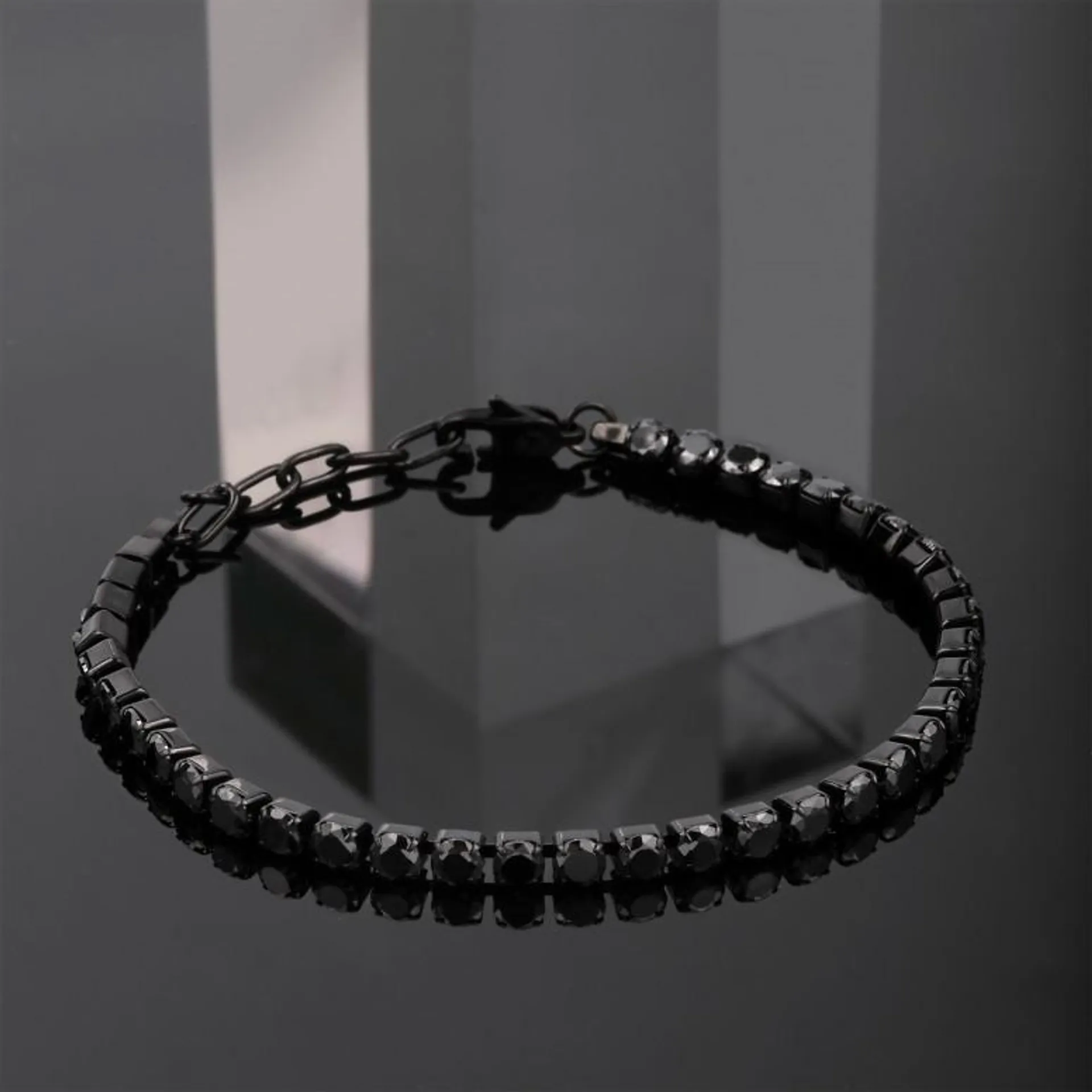 Pulsera Tennis Negra