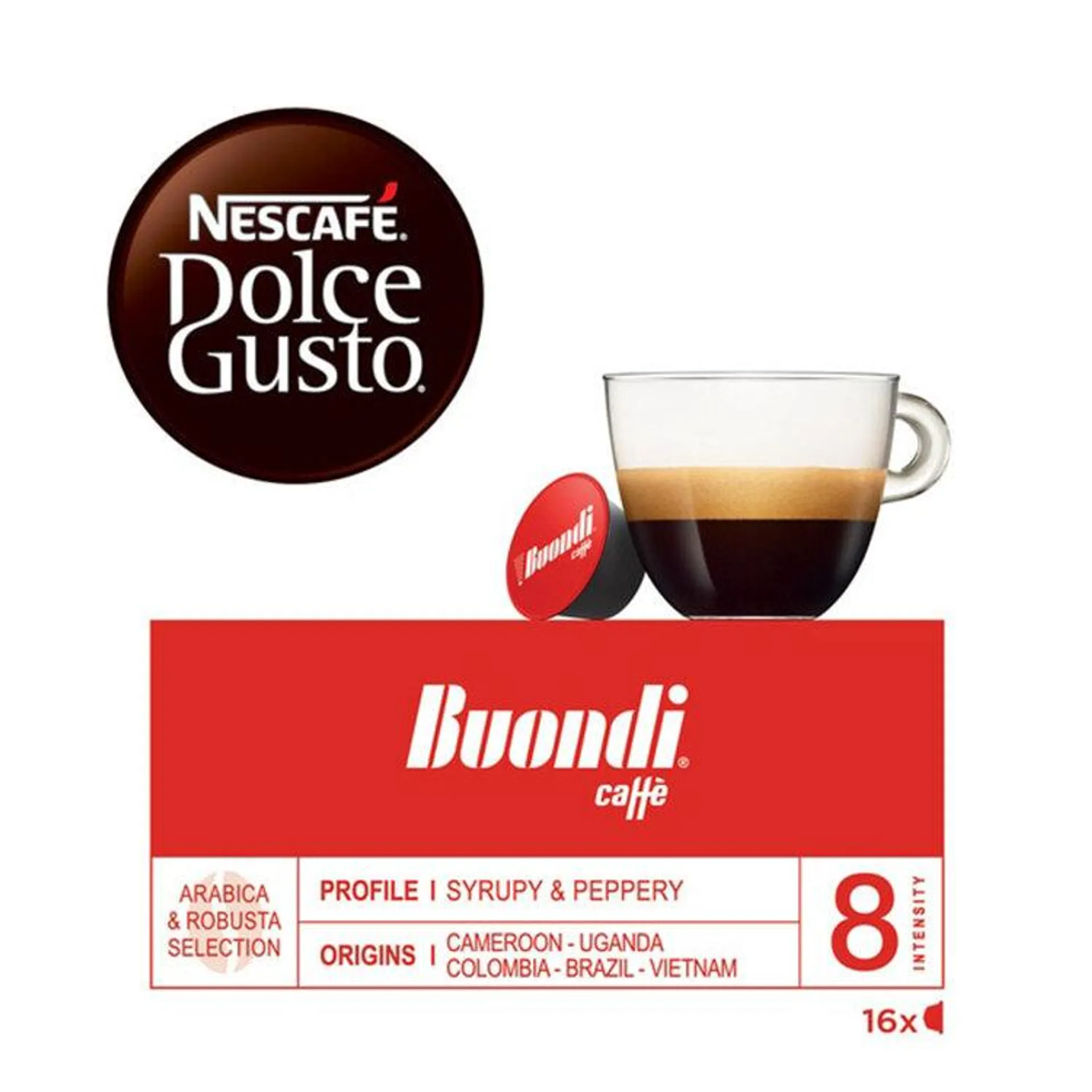 CÁPSULA DOLCE GUSTO ESPRESSO BUONDI