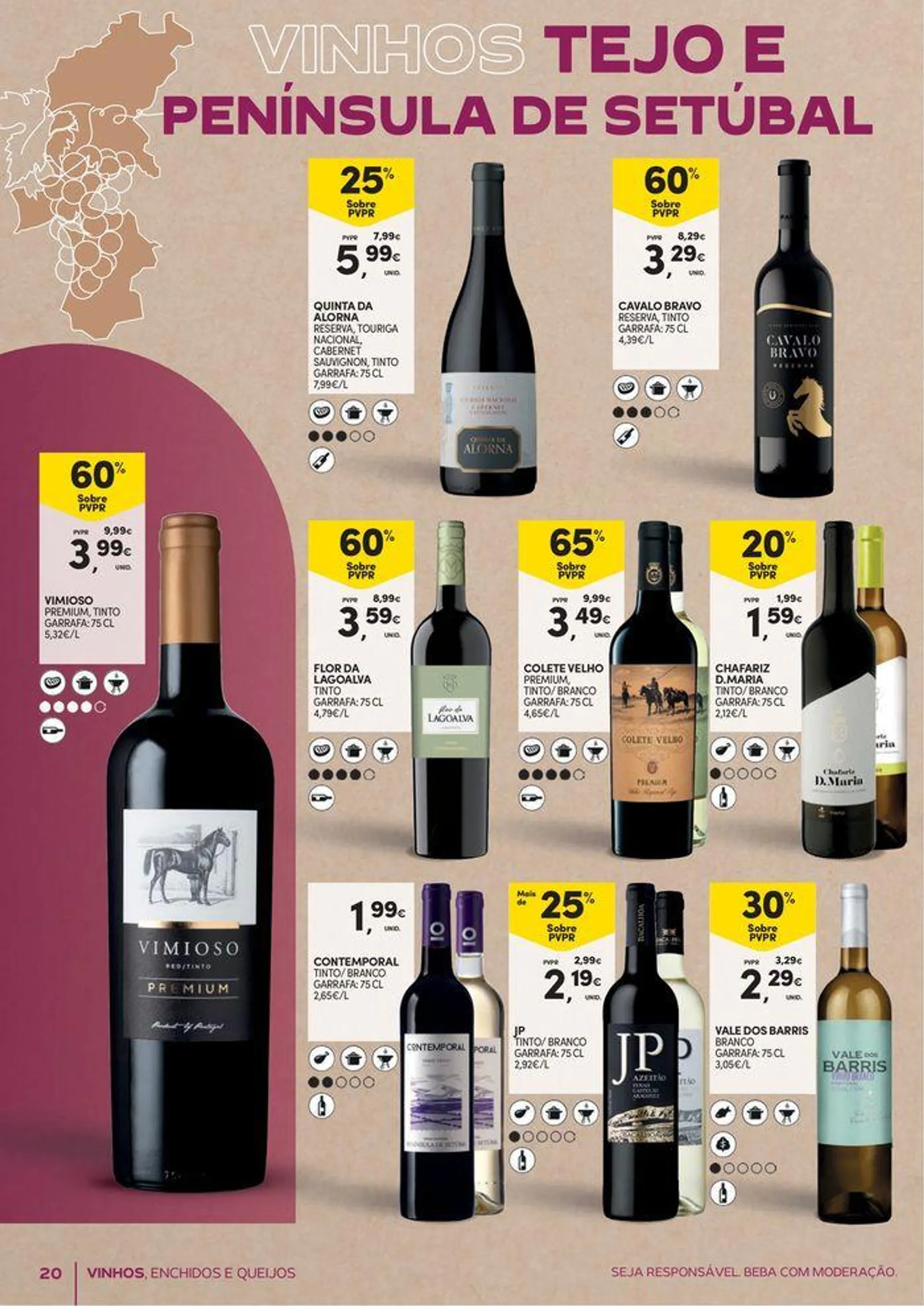 Folheto Vinhos, Enchidos e Queijos de 24 de setembro até 13 de outubro 2024 - Pagina 20