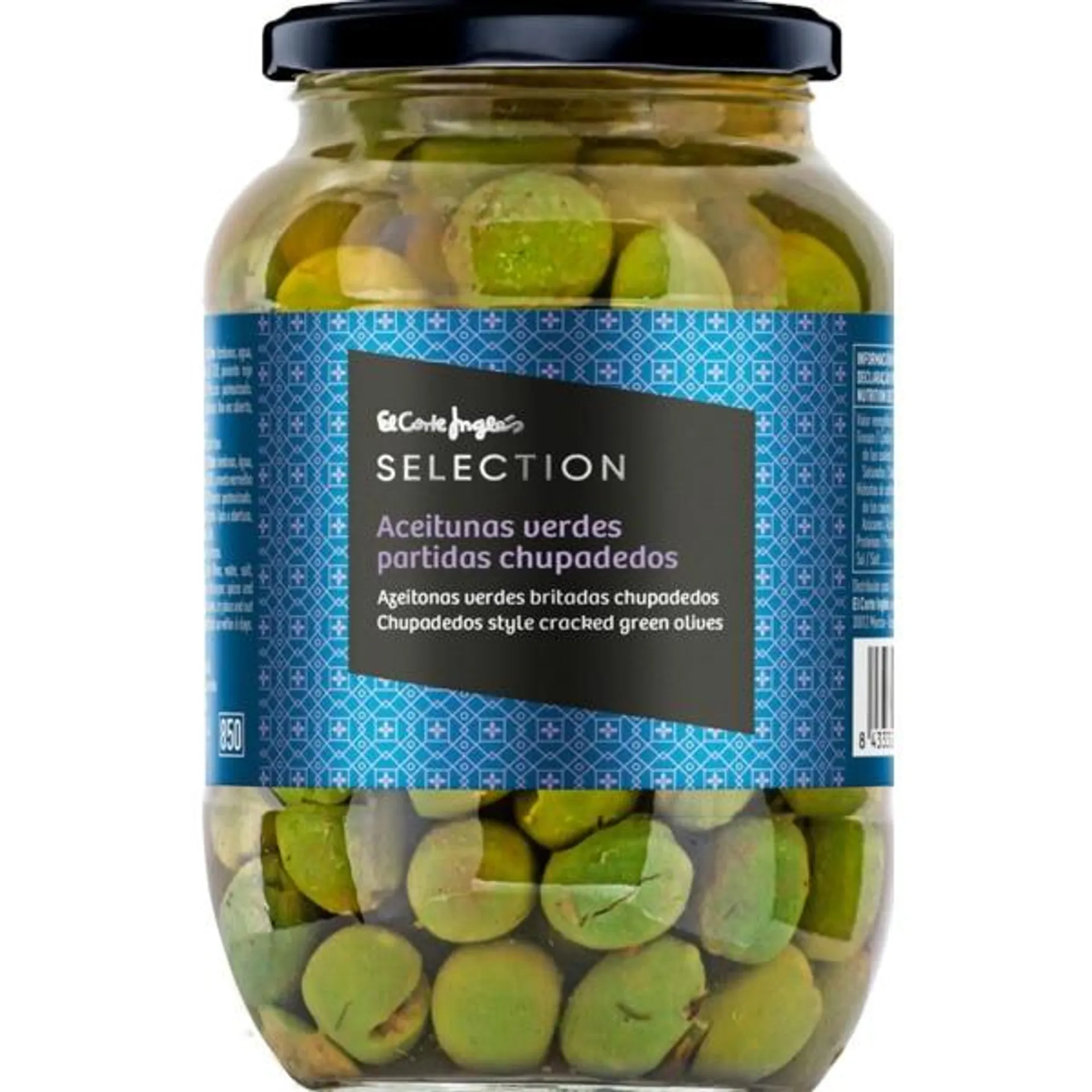 Azeitonas Verdes Cortadas frasco 500 g El Corte Inglés Selection