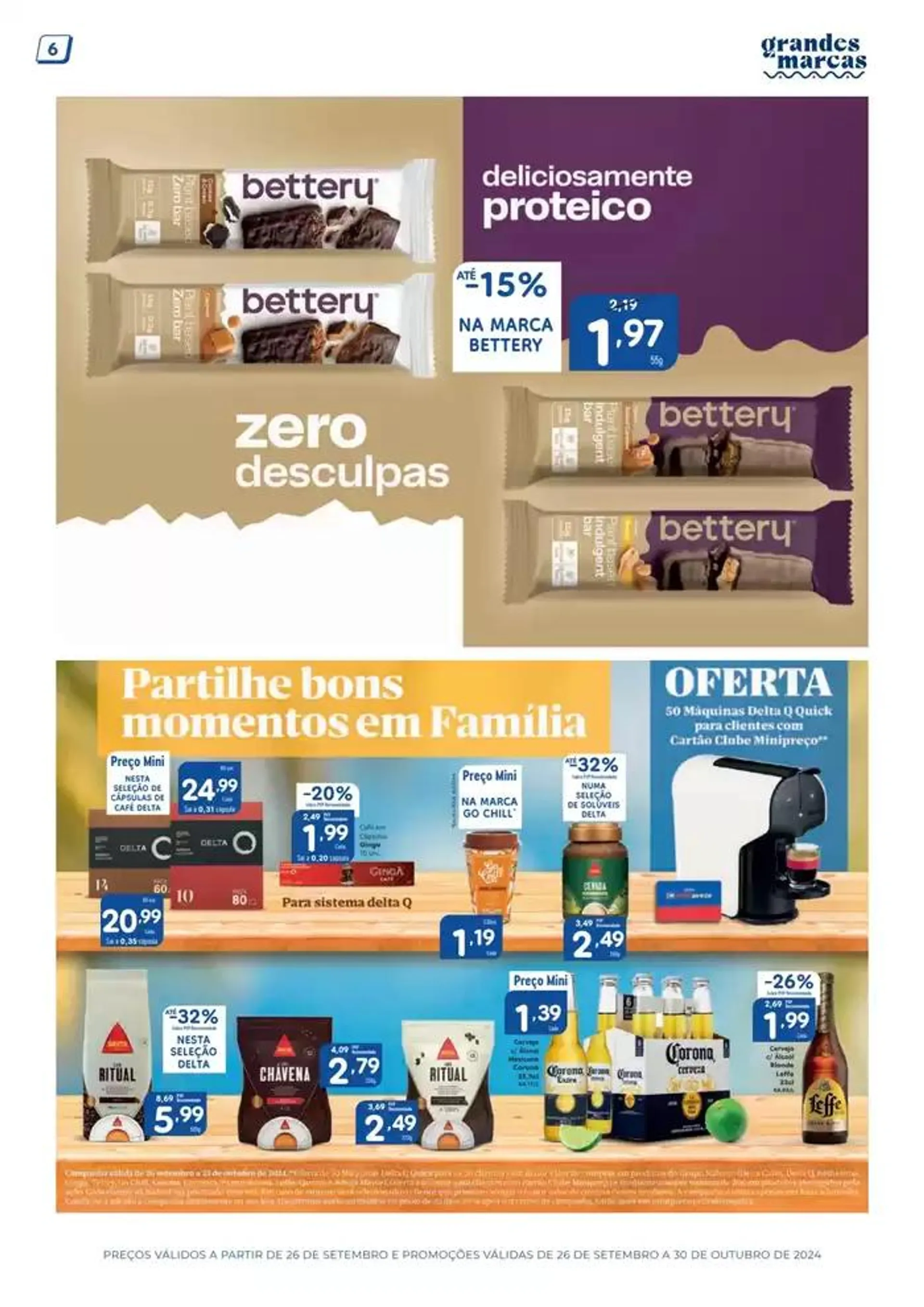 Folheto Folheto Grandes Marcas Outubro 2024 de 26 de setembro até 30 de outubro 2024 - Pagina 6