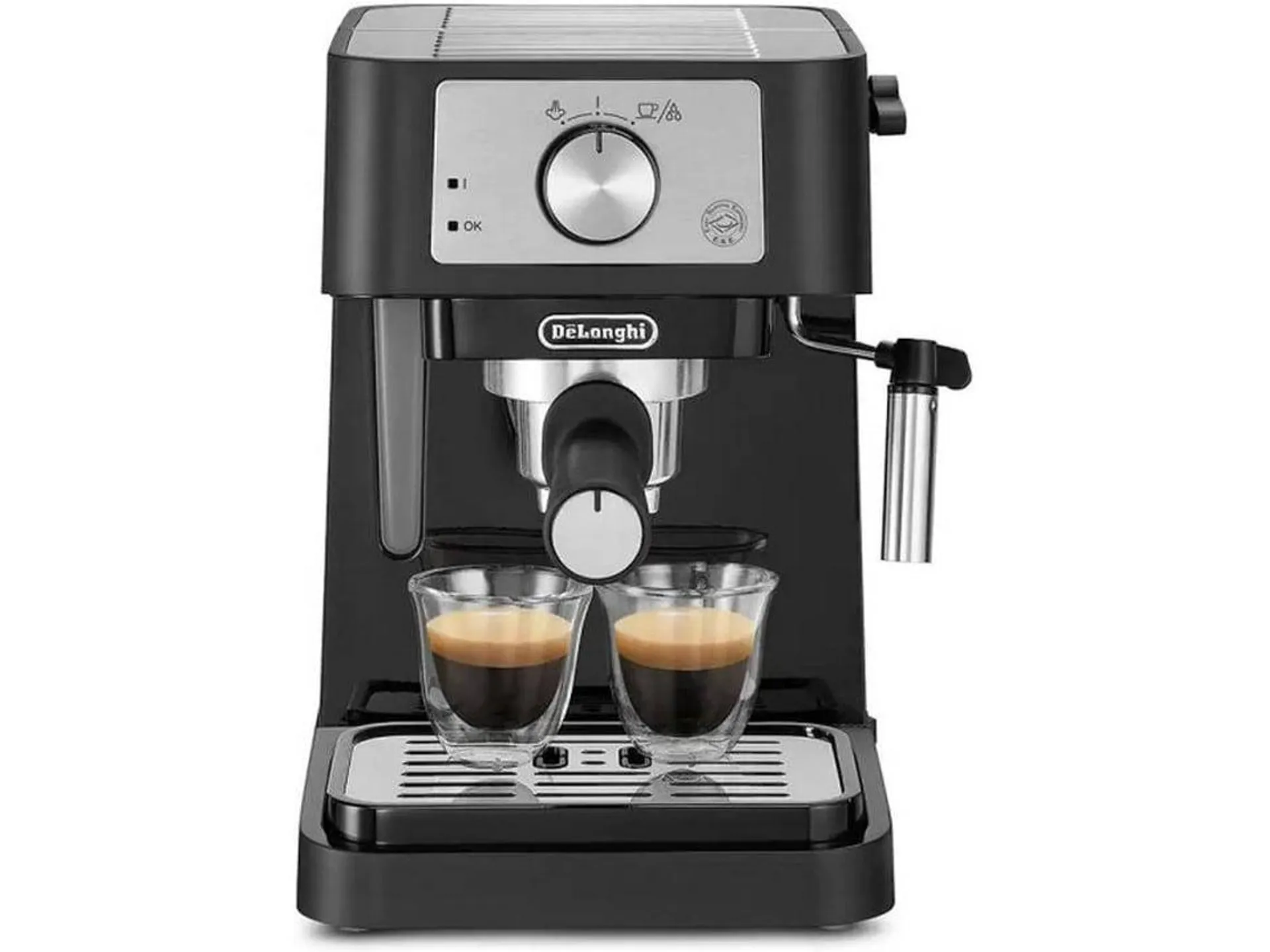 Máquina de Café Manual DELONGHI EC260.BK (15 bar - Café moído e pastilhas)