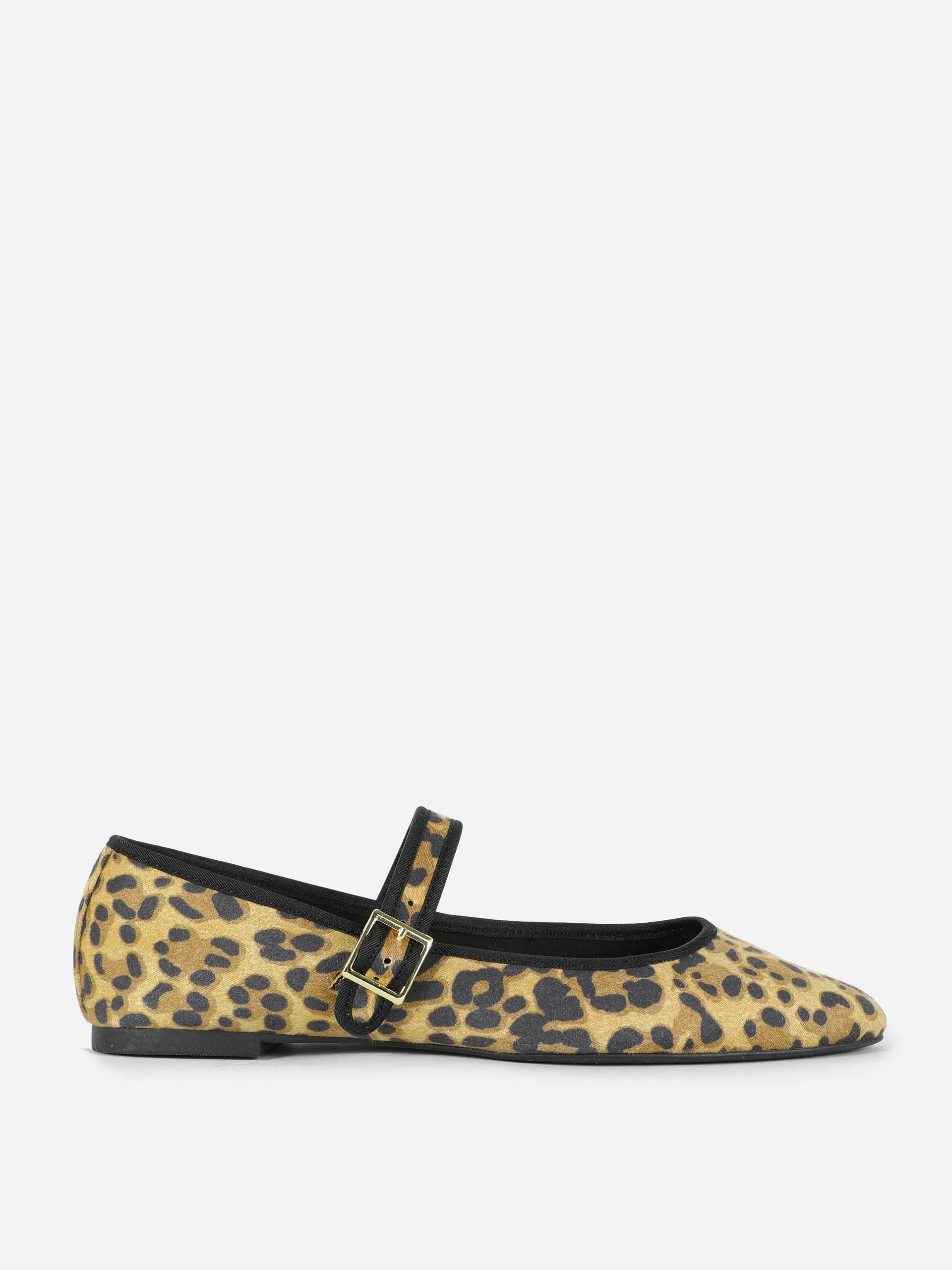 Mary Jane Ballerinas mit Leopardenmuster