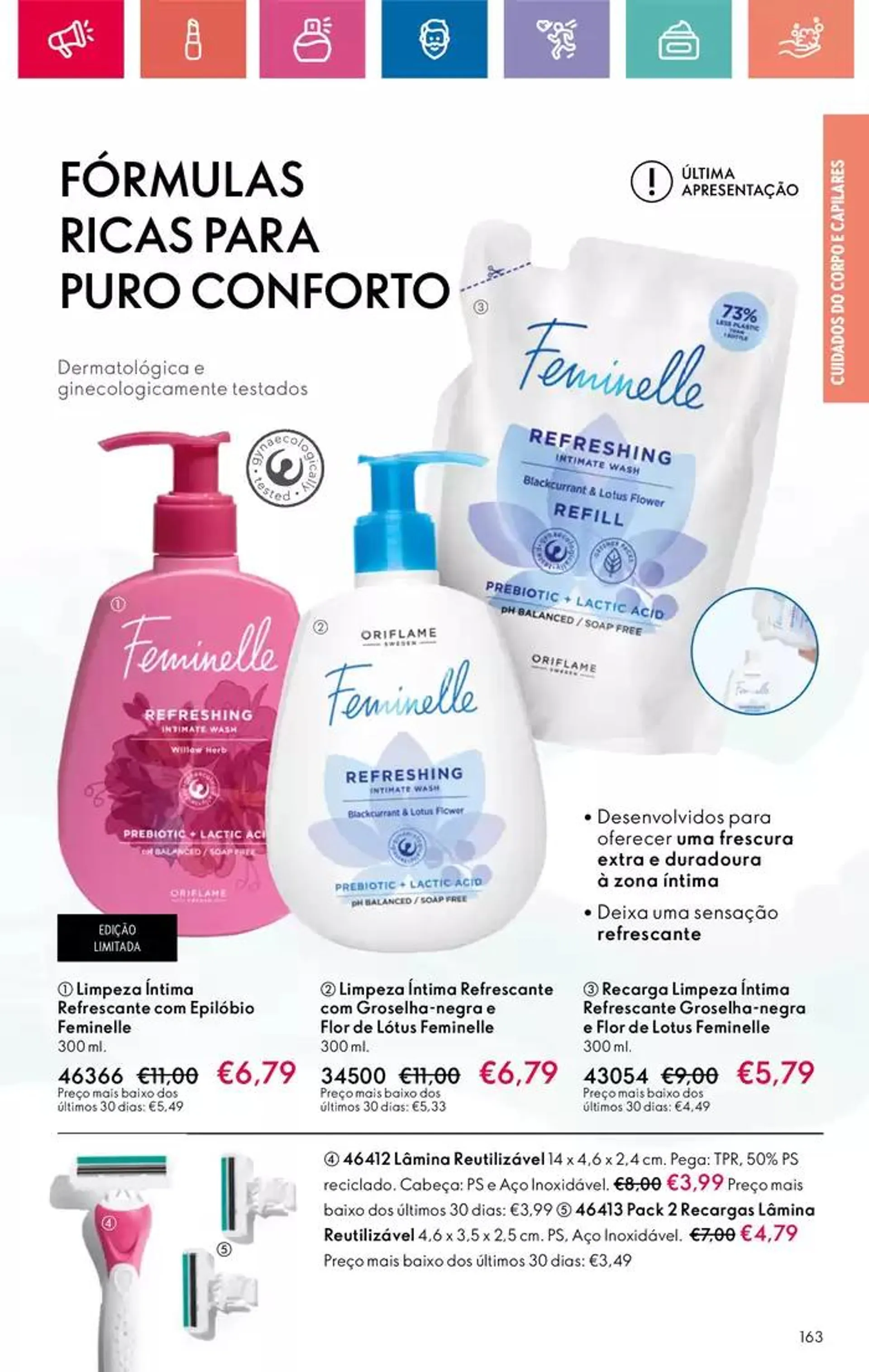 Folheto Folheto Oriflame de 2 de dezembro até 28 de dezembro 2024 - Pagina 163