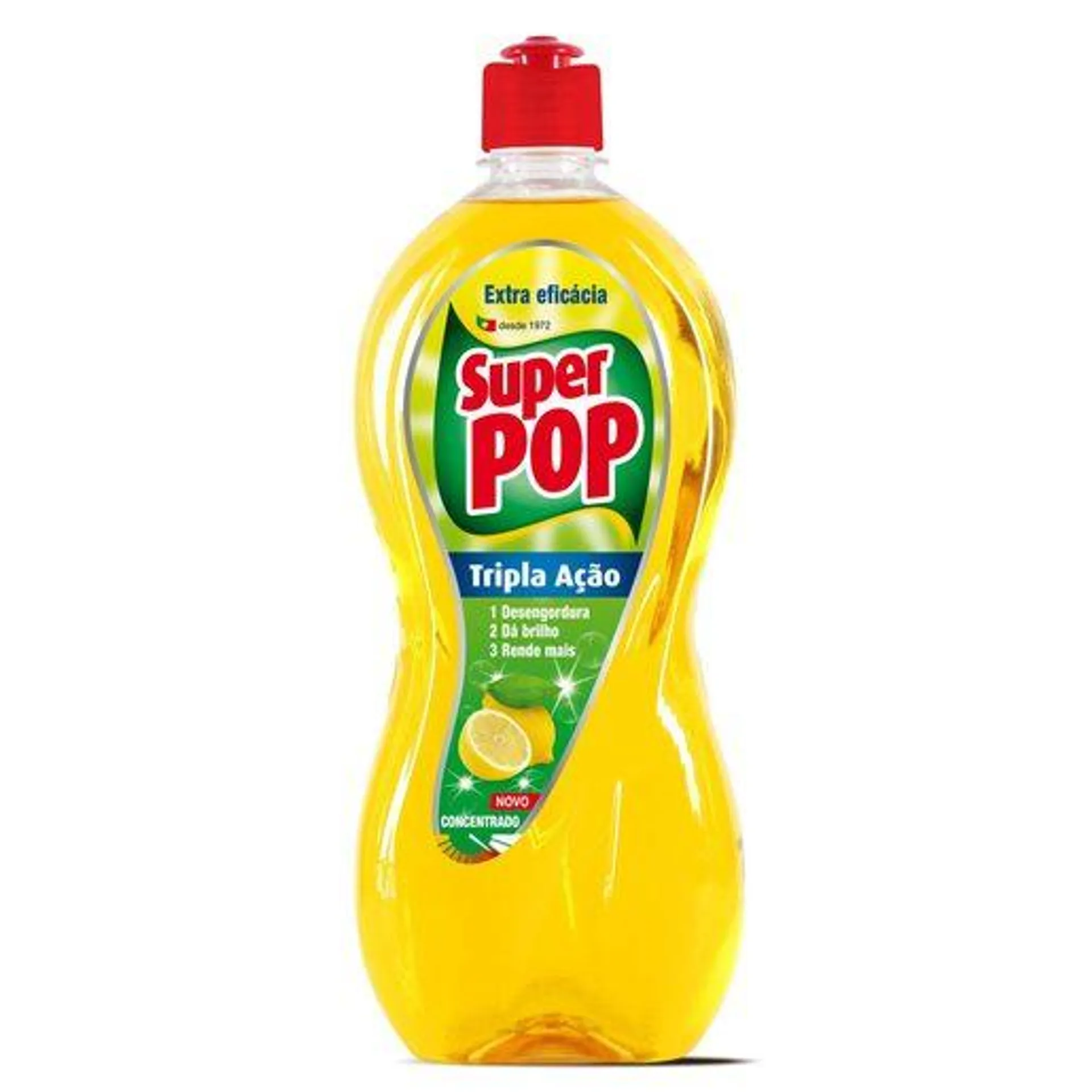 SUPER POP Detergente Manual Loiça Tripla Ação Limão 700 ml