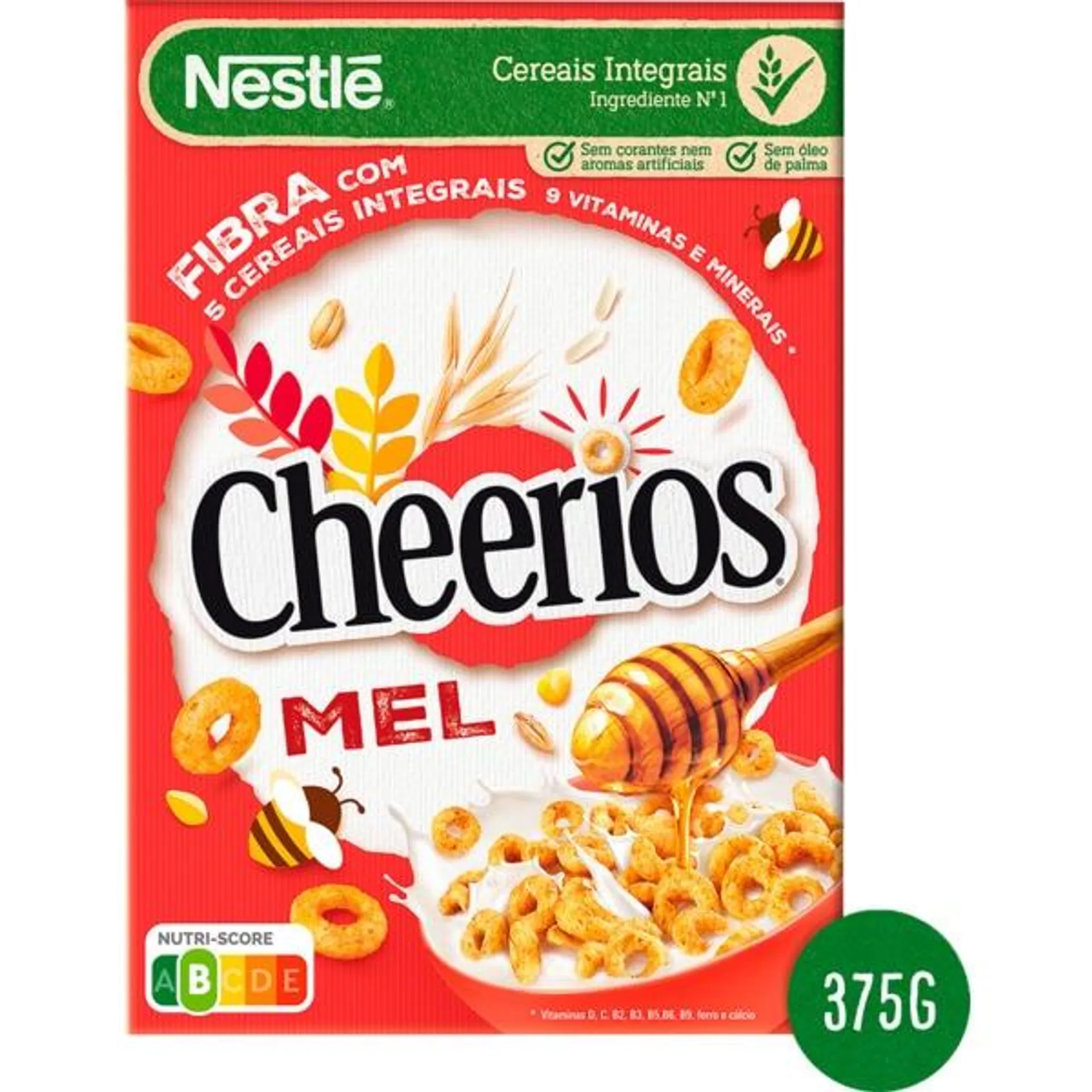 Cereais de Trigo, Mel e Aveia embalagem 330 g Nestlé Cheerios