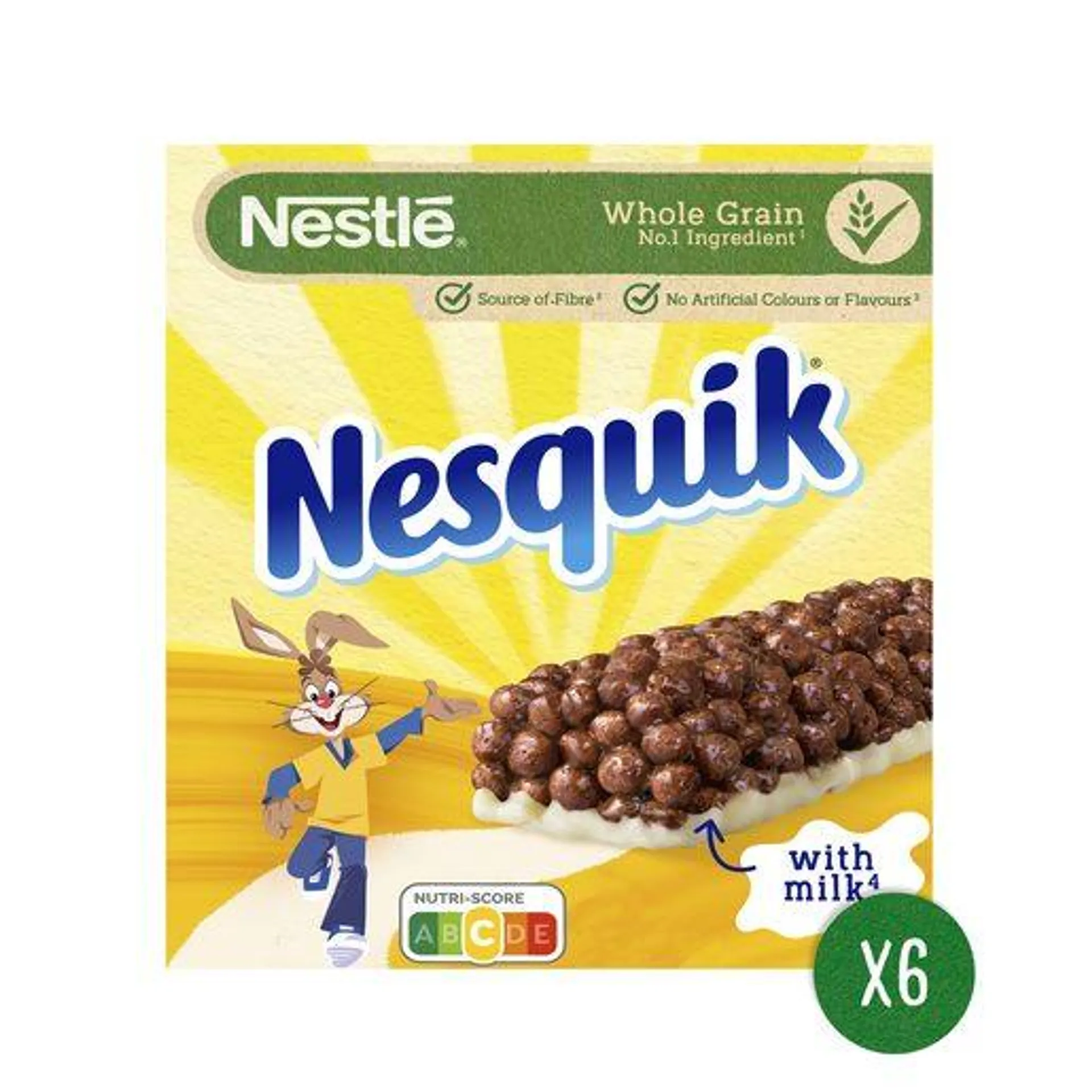 NESQUIK Barras de Cereais de Chocolate com Leite Nestlé 150 g