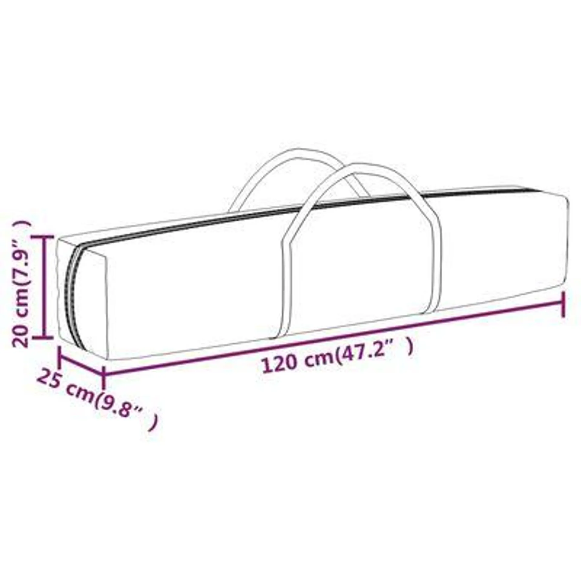 vidaXL Tenda para festas dobrável com paredes laterais 2x2 m creme