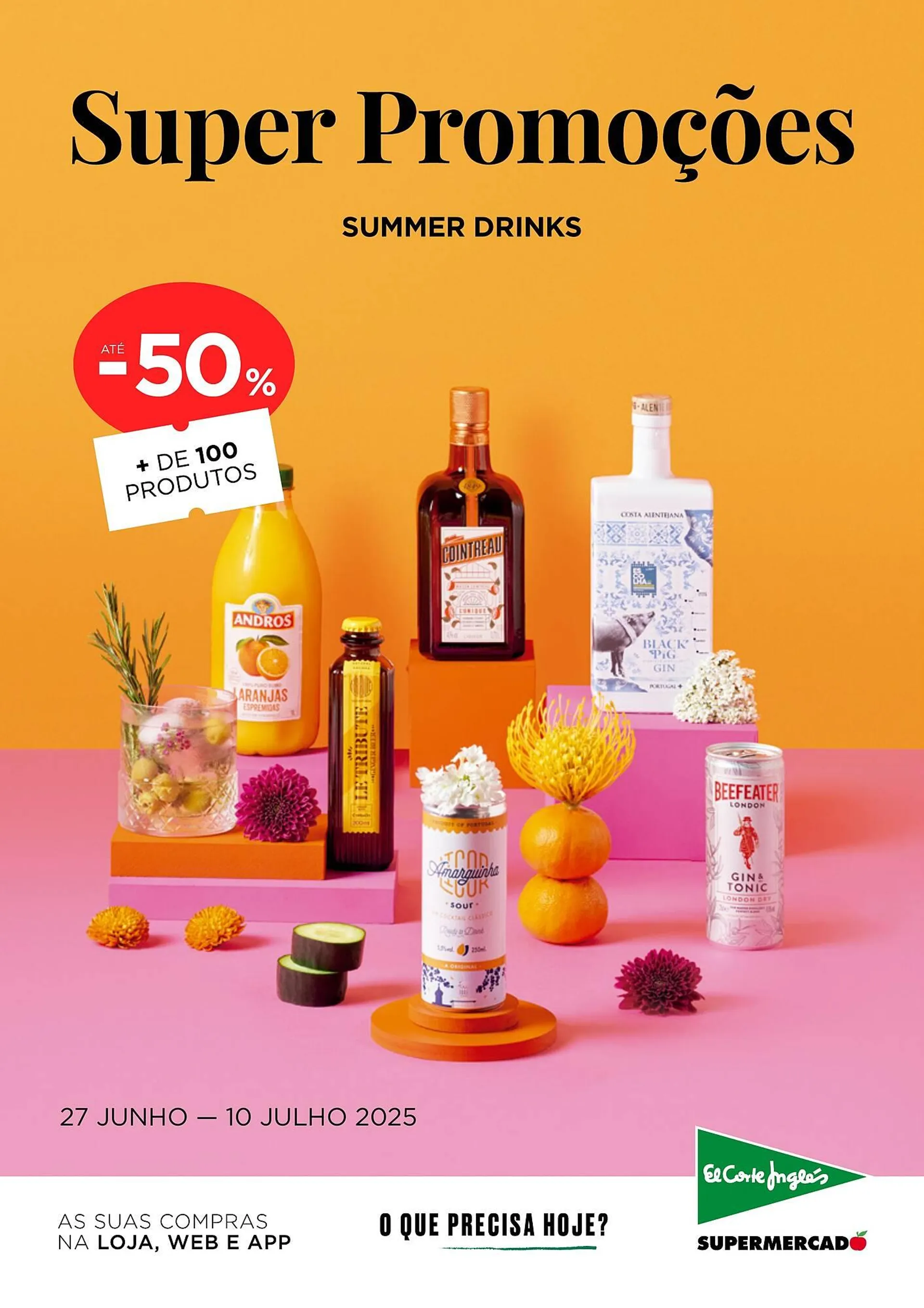 Folheto Folheto El Corte Inglés de 27 de junho até 10 de julho 2025 - Pagina 1