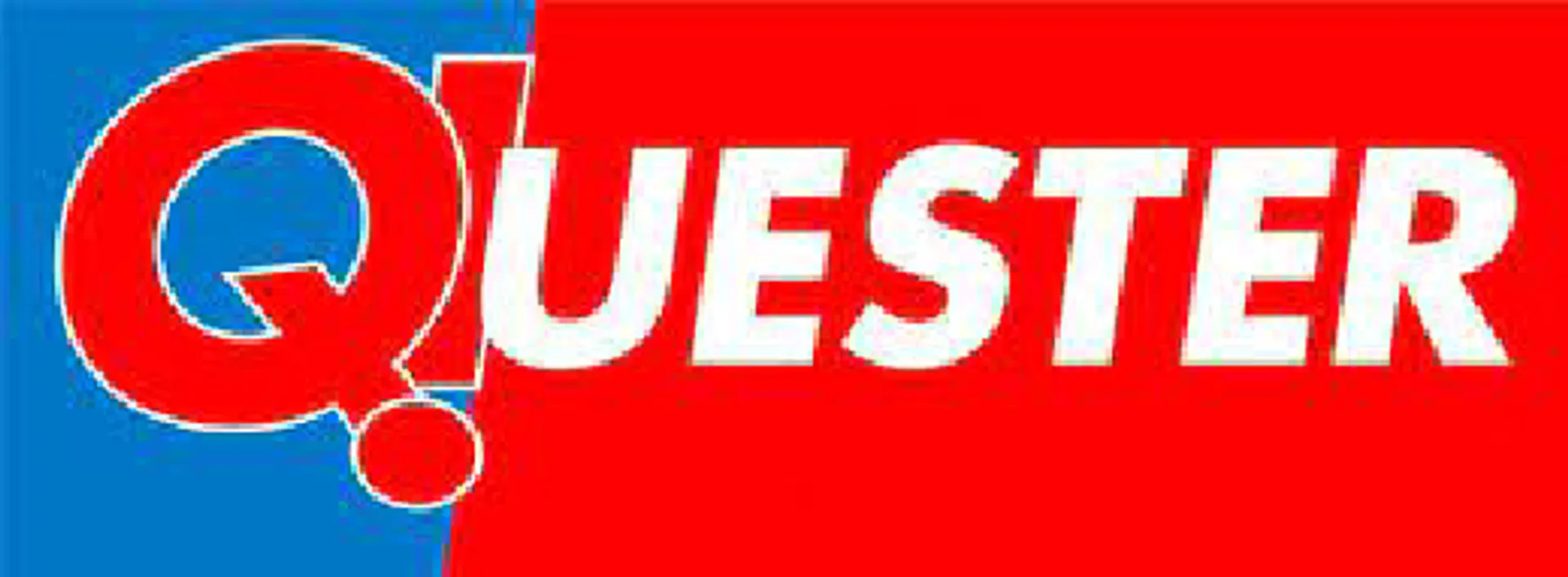 Quester logo die aktuell Flugblatt