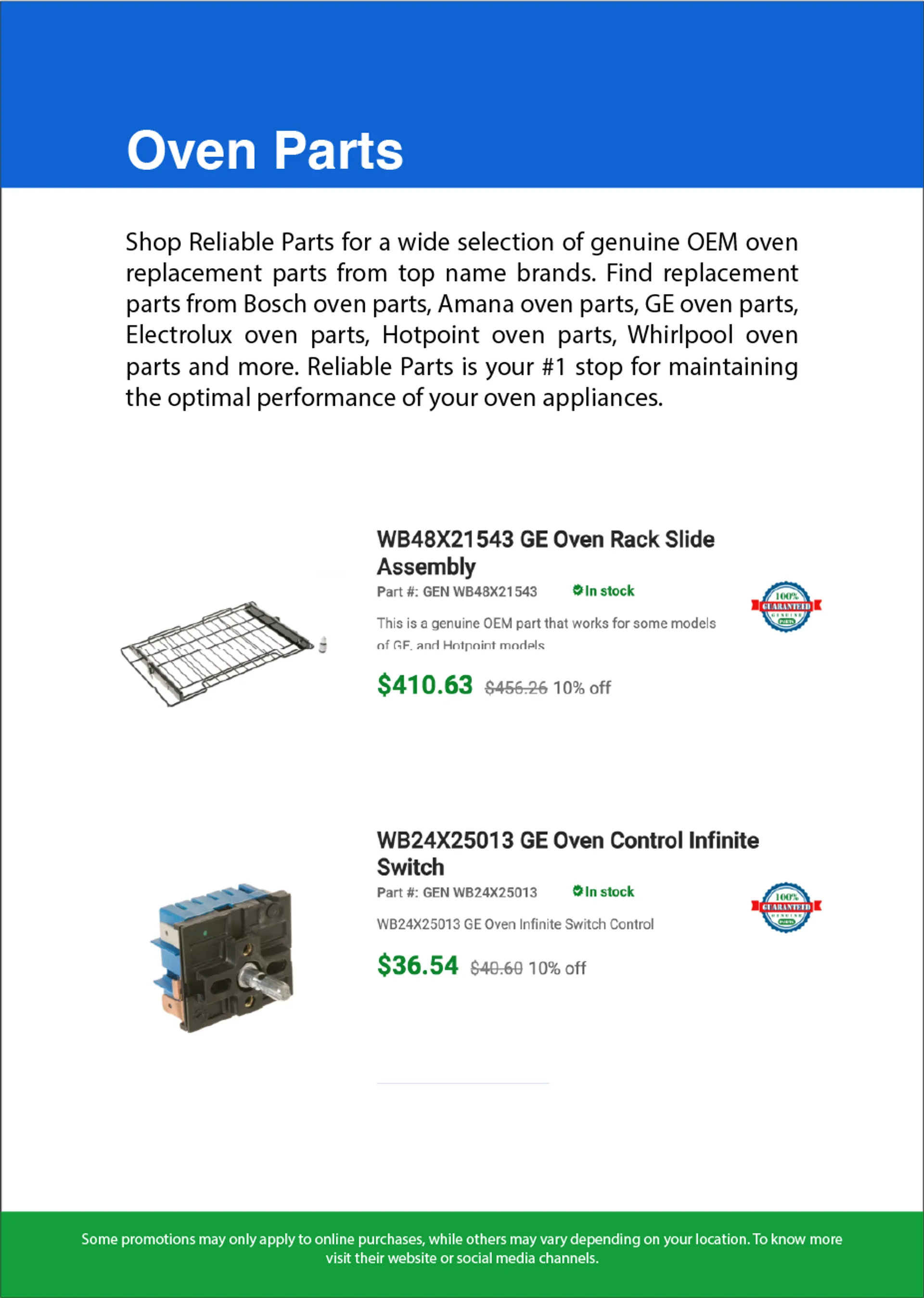 Weekly ad Reliable Parts Deals from May 9 to May 31 2025 - Page 3