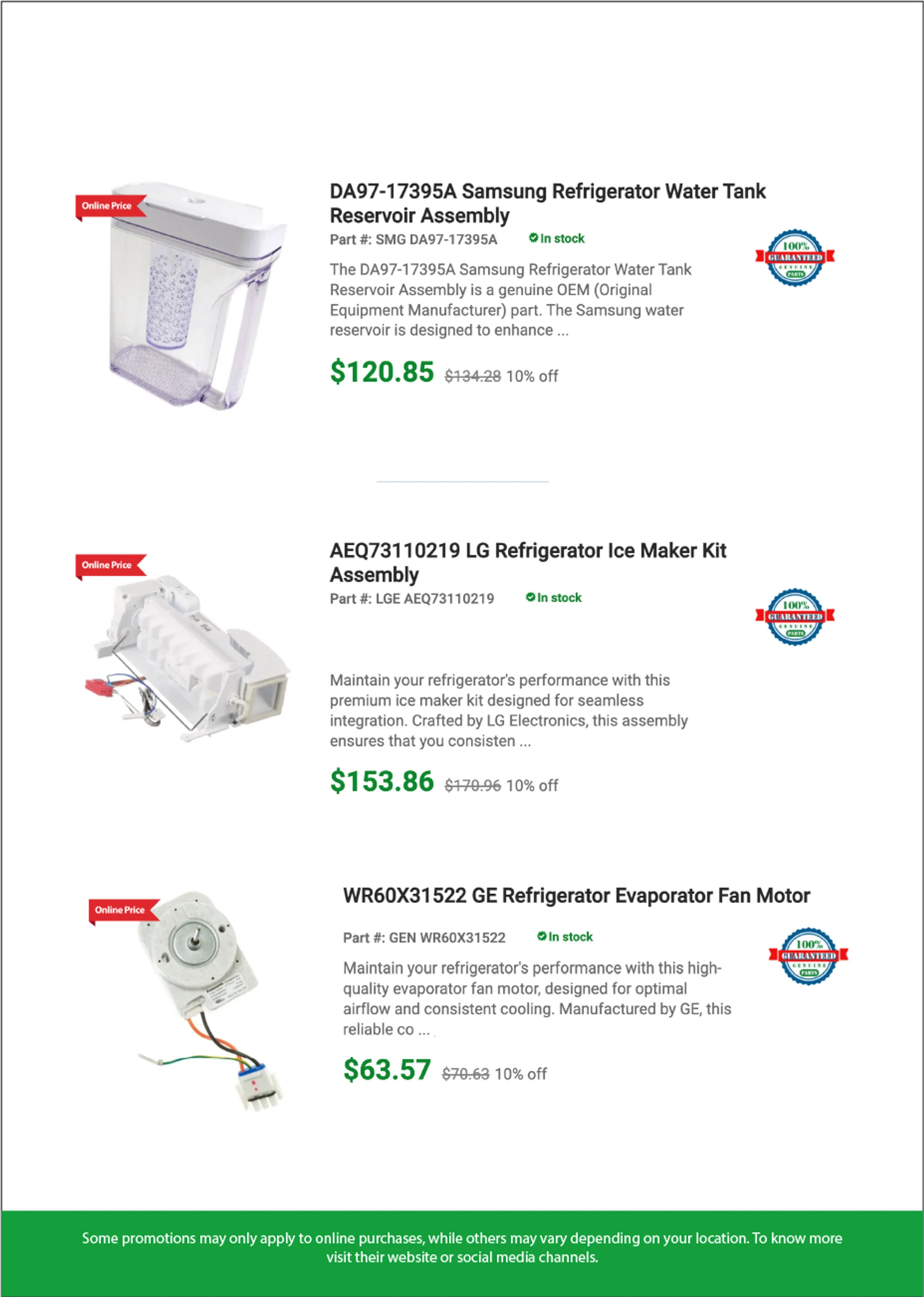Weekly ad Reliable Parts Deals from May 9 to May 31 2025 - Page 2