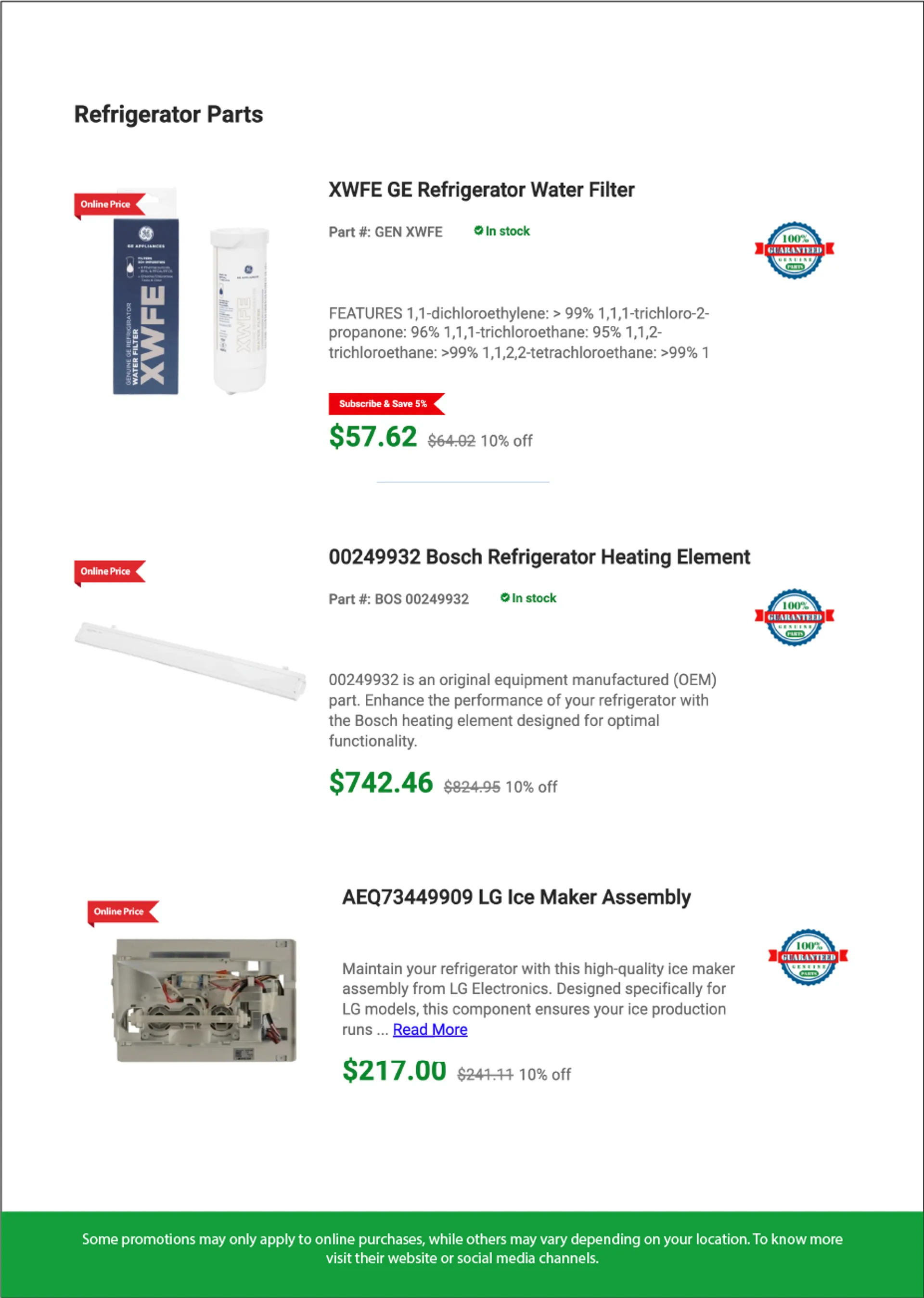 Weekly ad Reliable Parts Deals from May 9 to May 31 2025 - Page 5