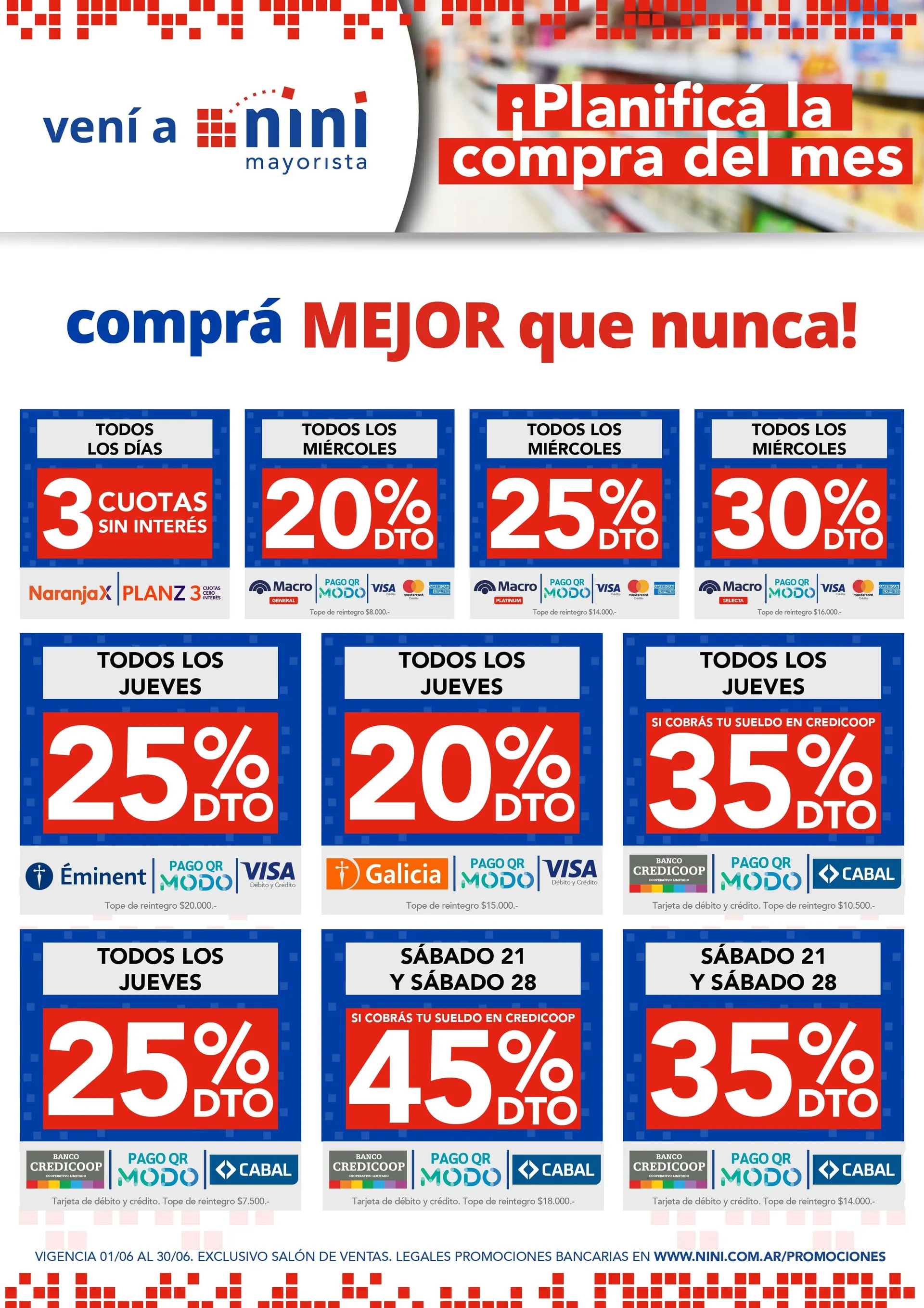 Ofertas de Ofertas Nini Mayorista  1 de junio al 30 de junio 2025 - Página  del catálogo