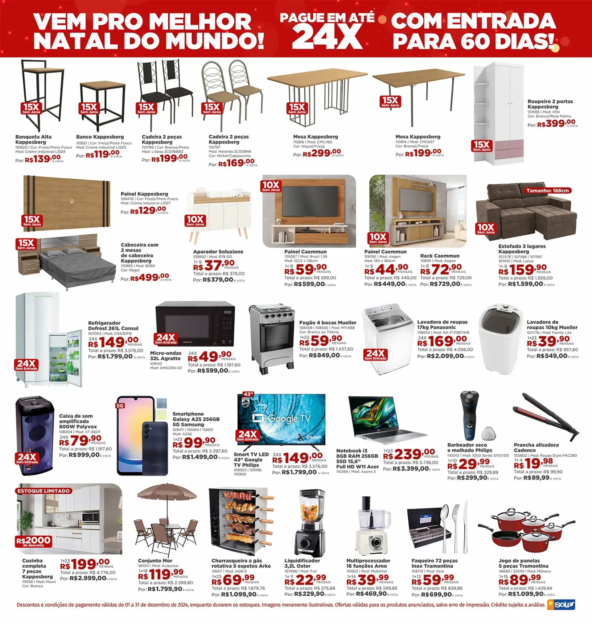 Encarte de Lojas Solar Ofertas 20 de dezembro até 31 de dezembro 2024 - Pagina 16