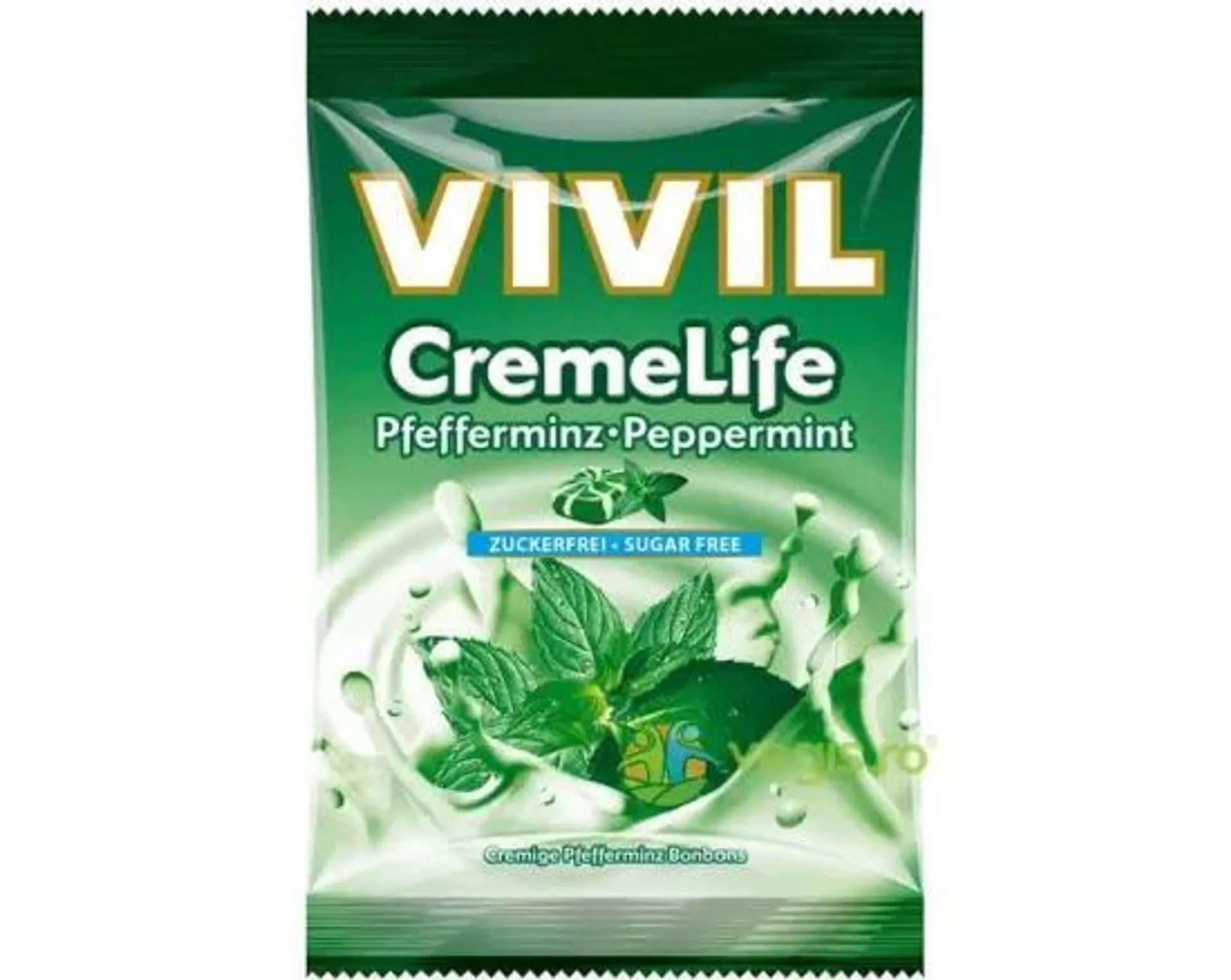 Vivil bomboane Creme Life classic menta fara zahar, 60g