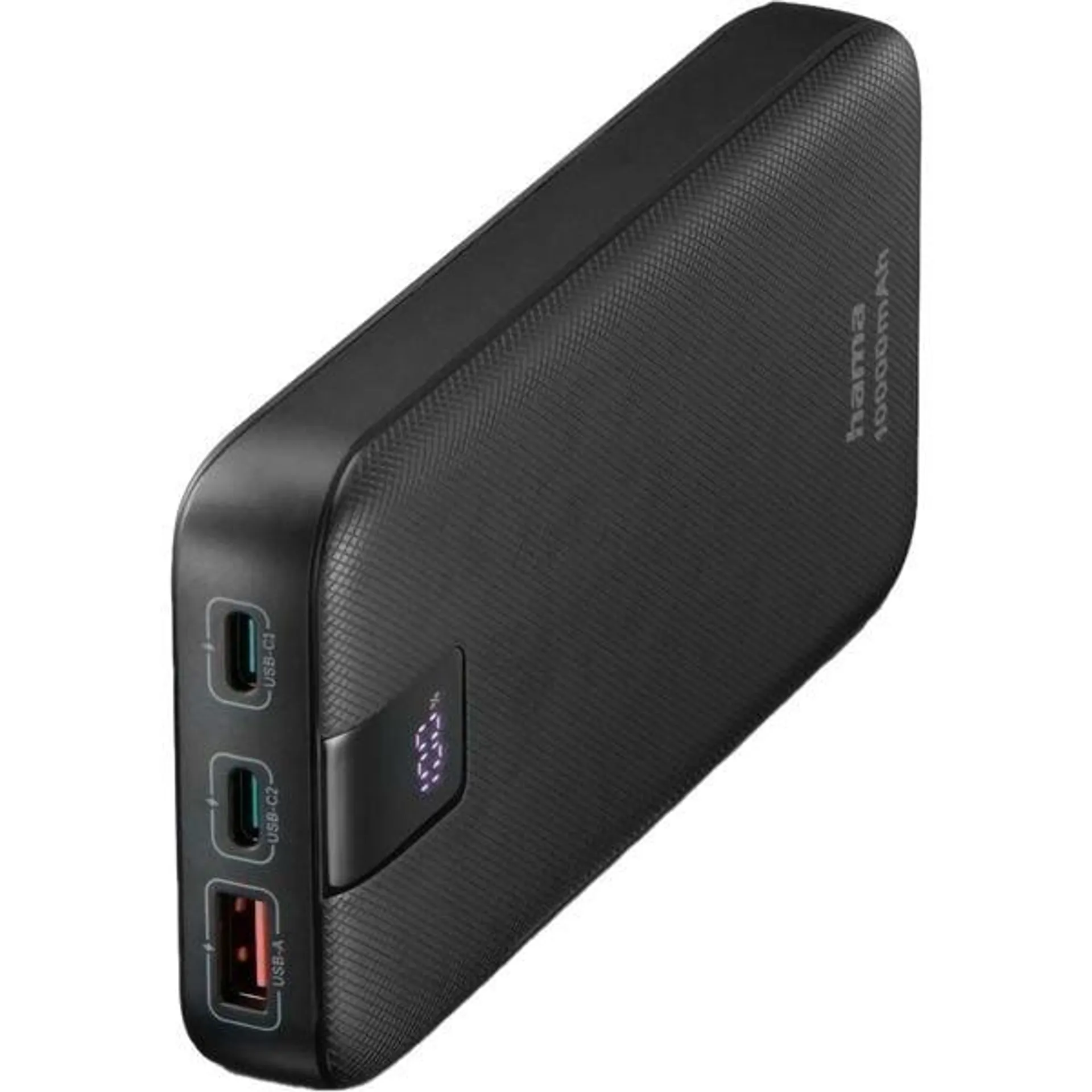 Baterie externa HAMA PD10 201718, 10000mAh, 2xUSB-C, 1xUSB-A, gri