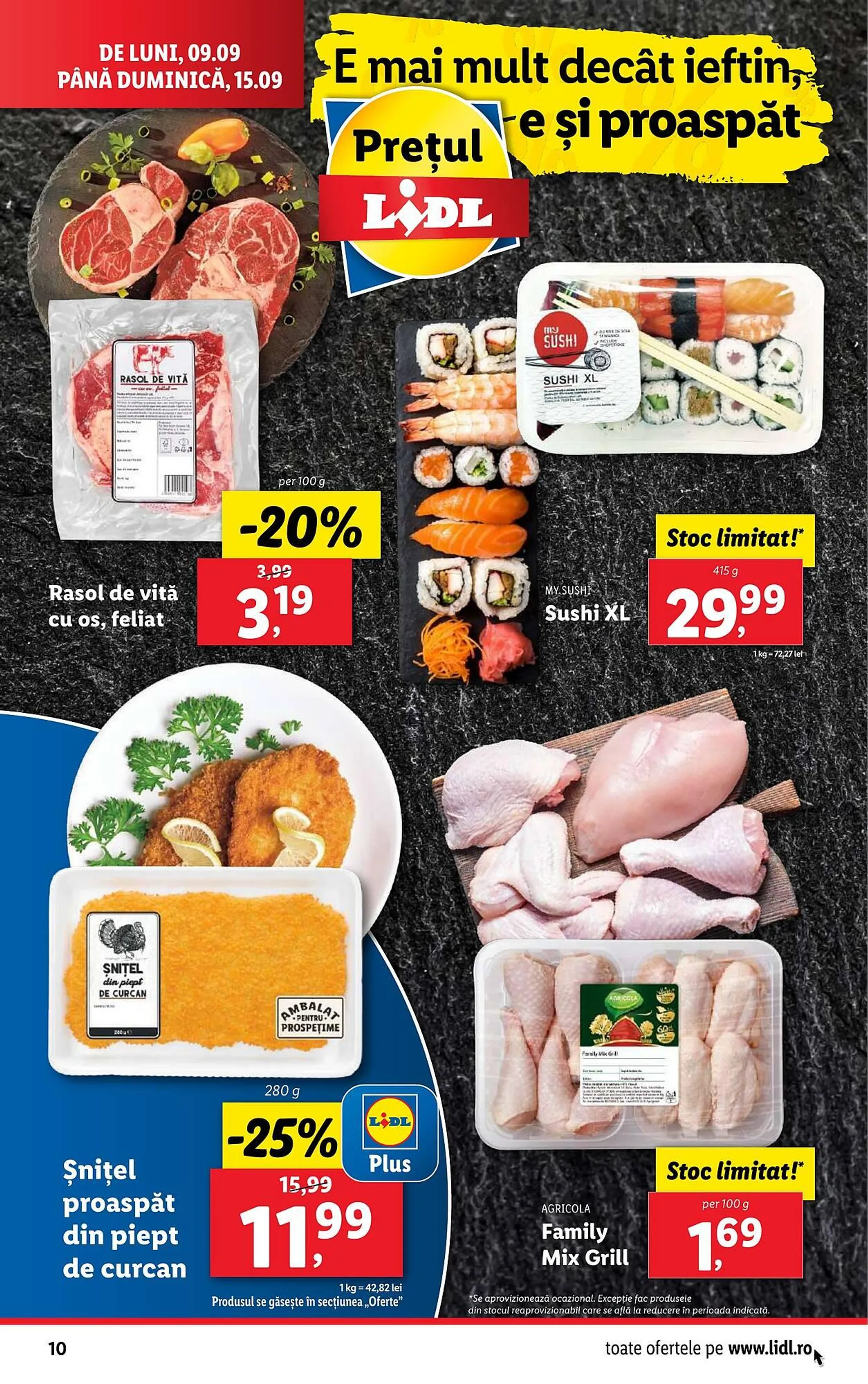 Catalog Catalog Lidl de la 9 septembrie până la 15 septembrie 2024 - Revista Pagina 10