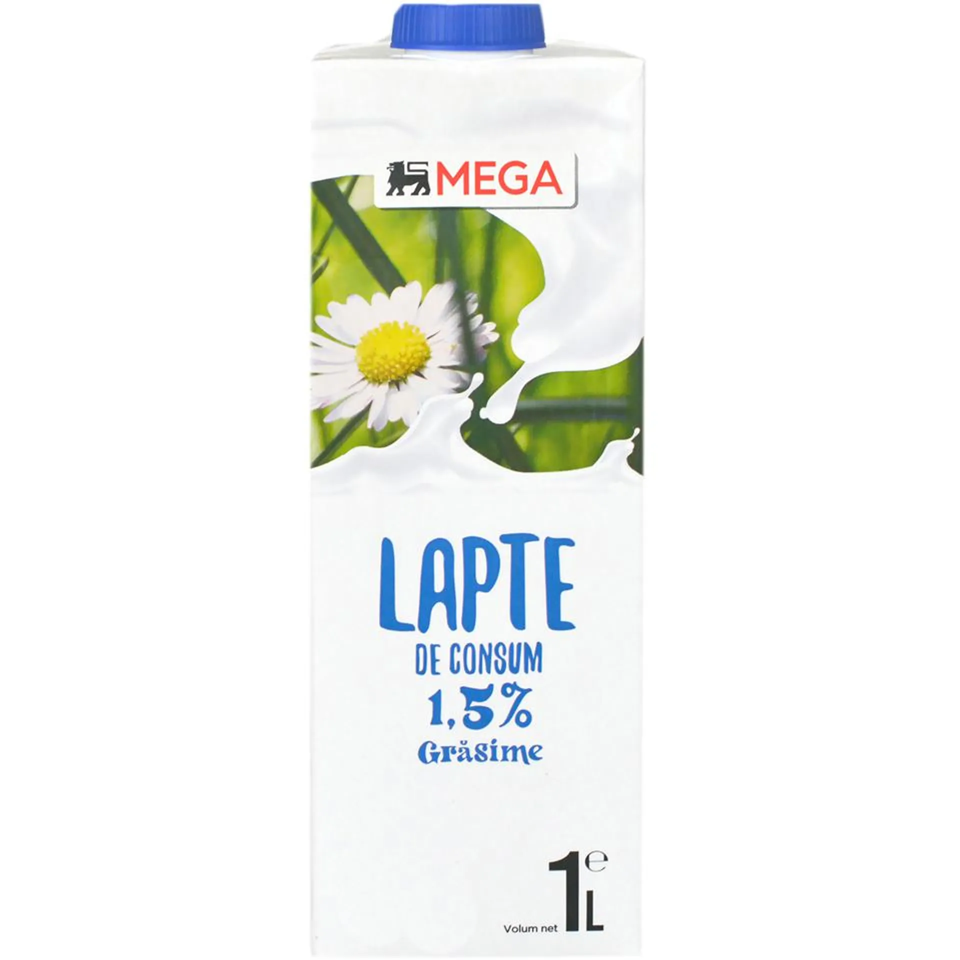 MEGA | Lapte de consum 1.5% grasime 1L