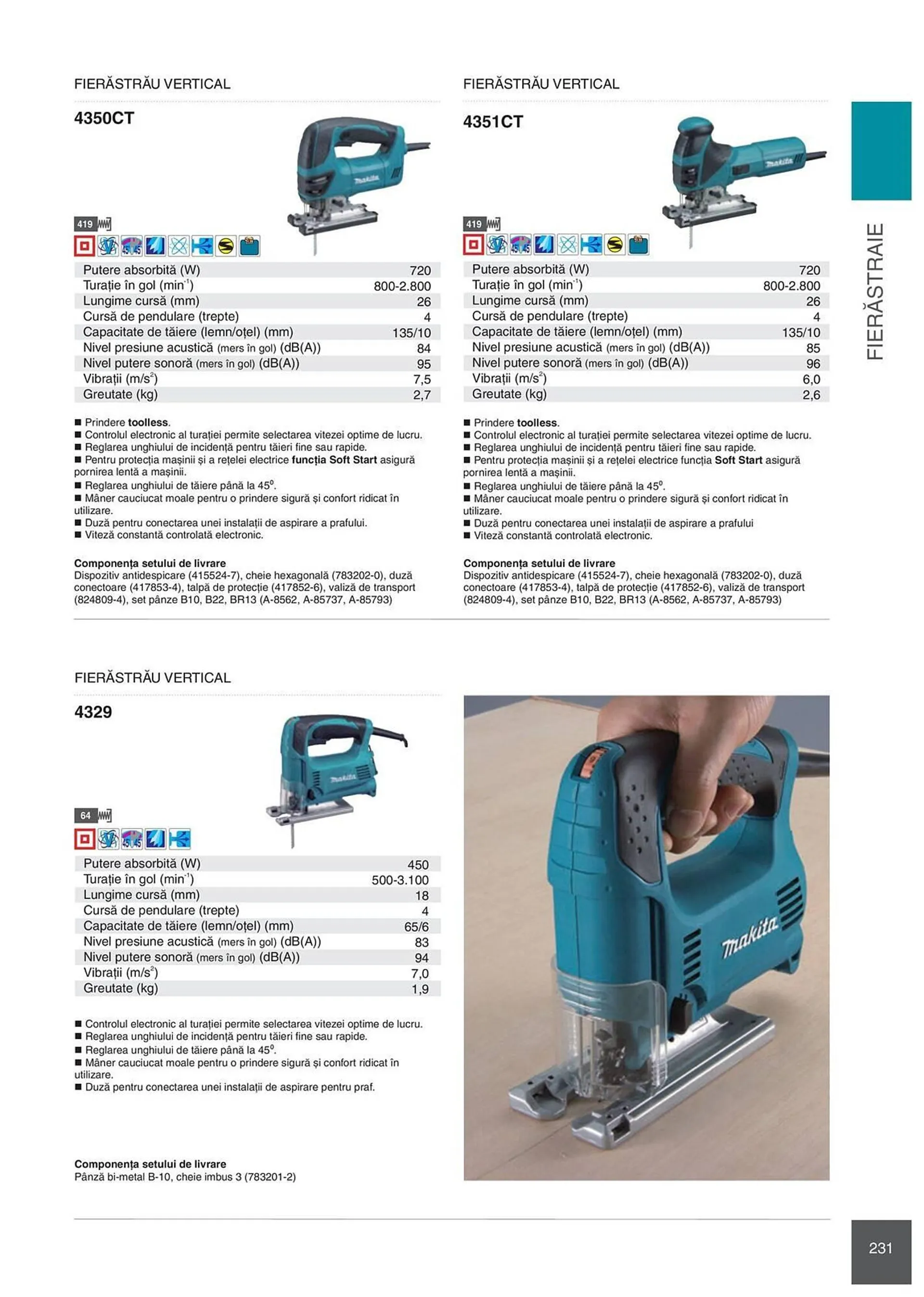 Catalog Сatalog Makita de la 6 februarie până la 31 decembrie 2024 - Revista Pagina 231