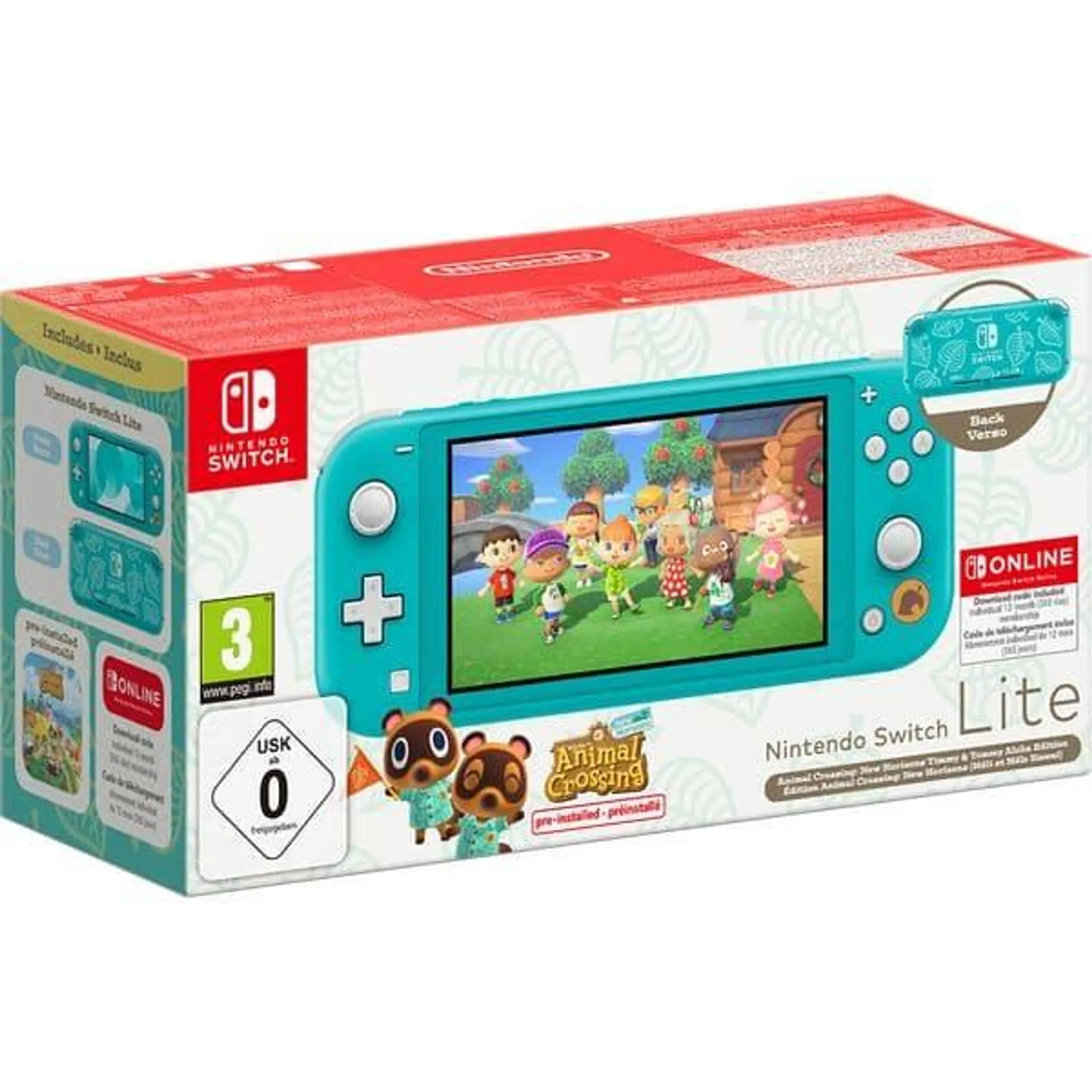 Consola portabila Nintendo Switch Lite Turquoise Timmy and Tommy's Aloha Edition