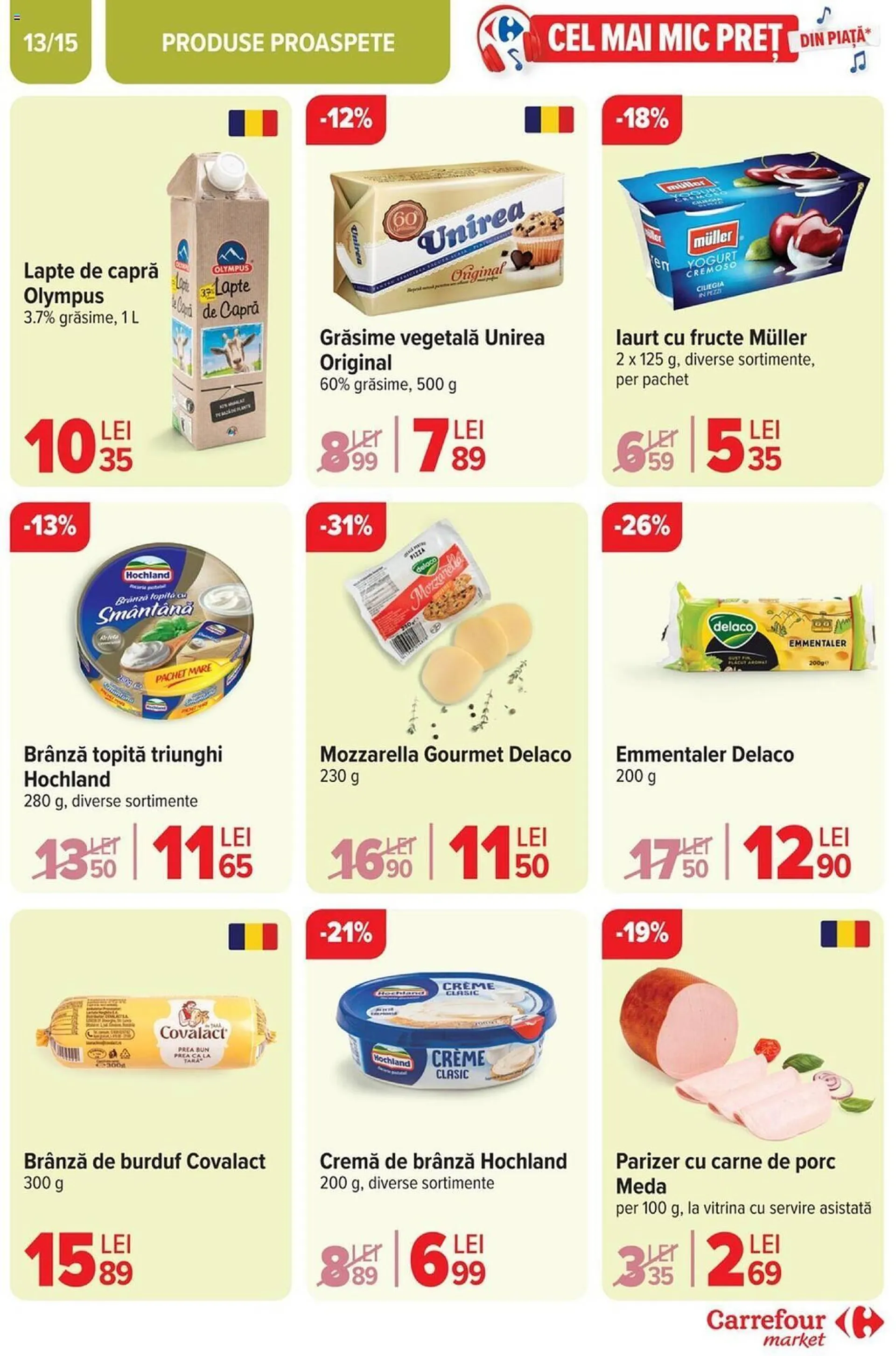 Catalog Catalog Carrefour Market de la 16 octombrie până la 29 octombrie 2024 - Revista Pagina 13