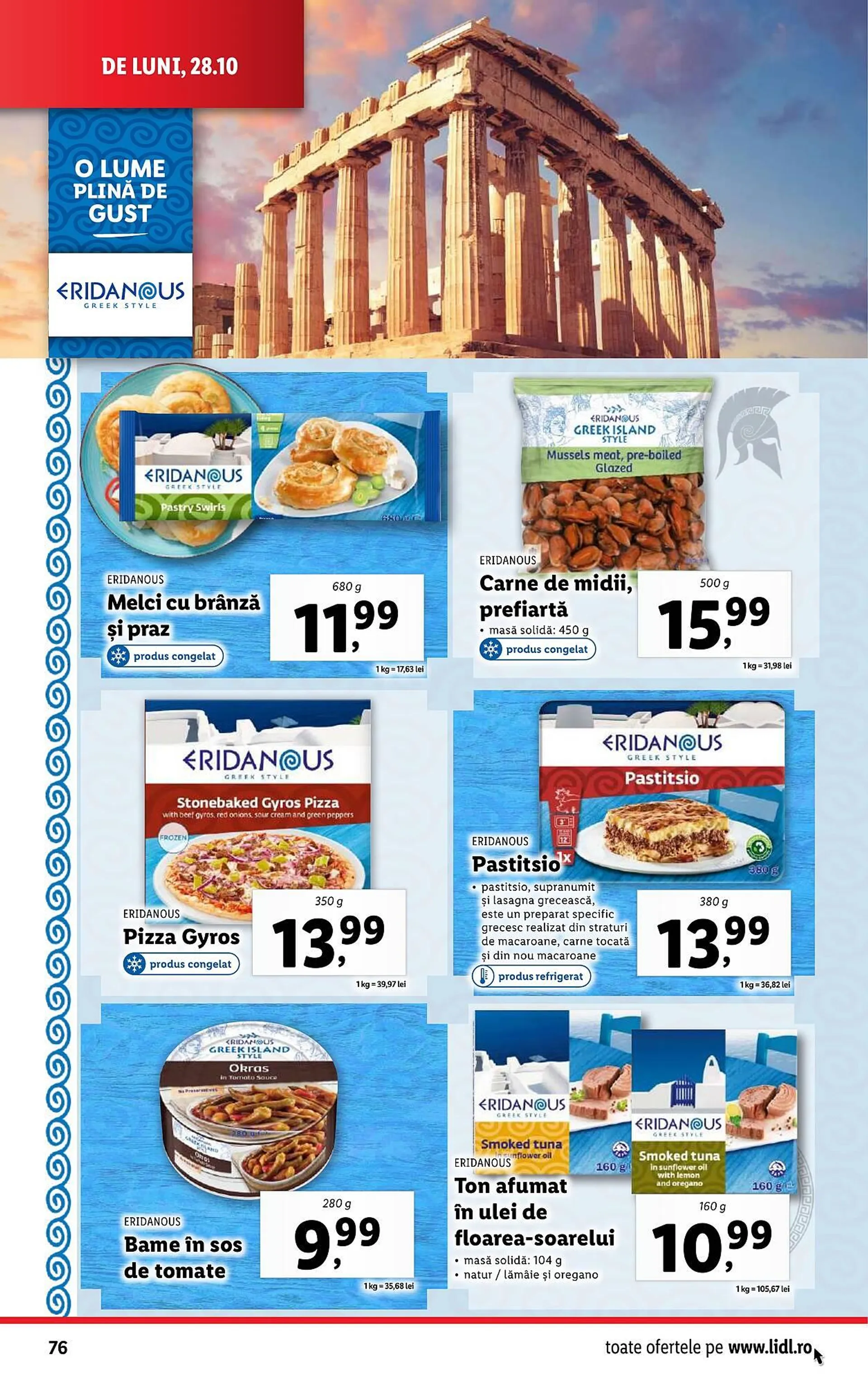 Catalog Catalog Lidl de la 28 octombrie până la 3 noiembrie 2024 - Revista Pagina 76