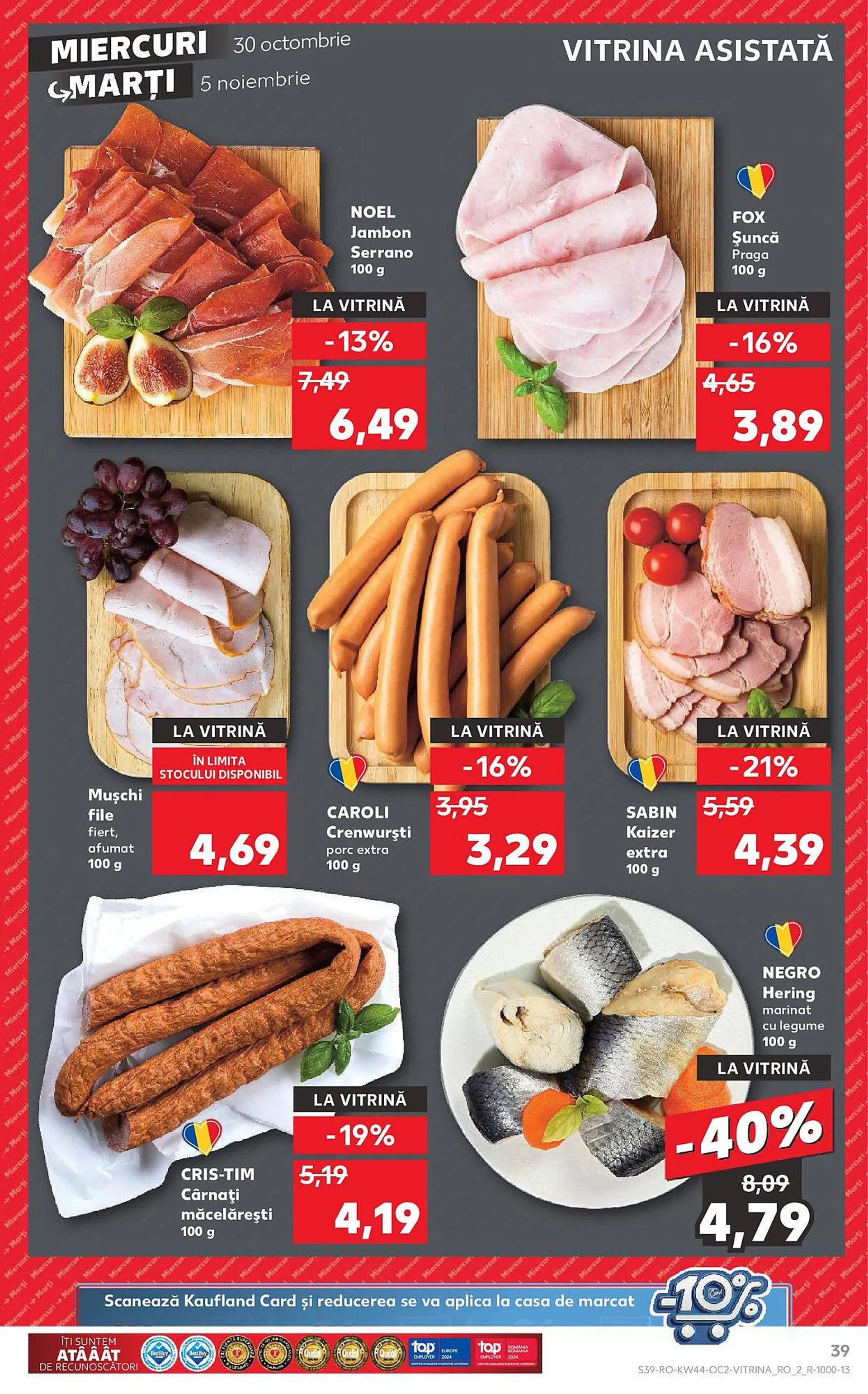 Catalog Catalog Kaufland de la 29 octombrie până la 3 noiembrie 2024 - Revista Pagina 39