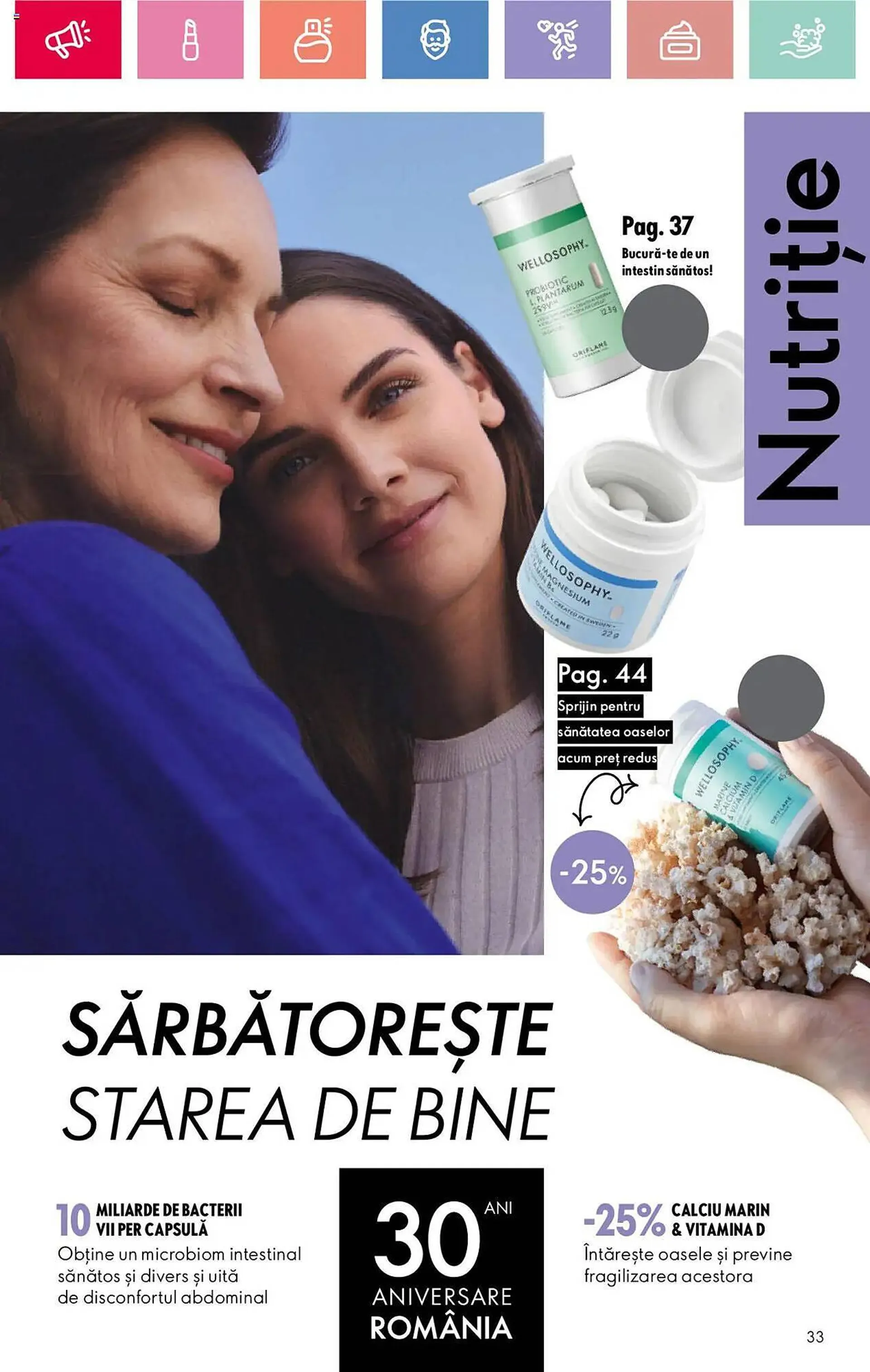 Catalog Catalog Oriflame de la 29 decembrie până la 18 ianuarie 2025 - Revista Pagina 33