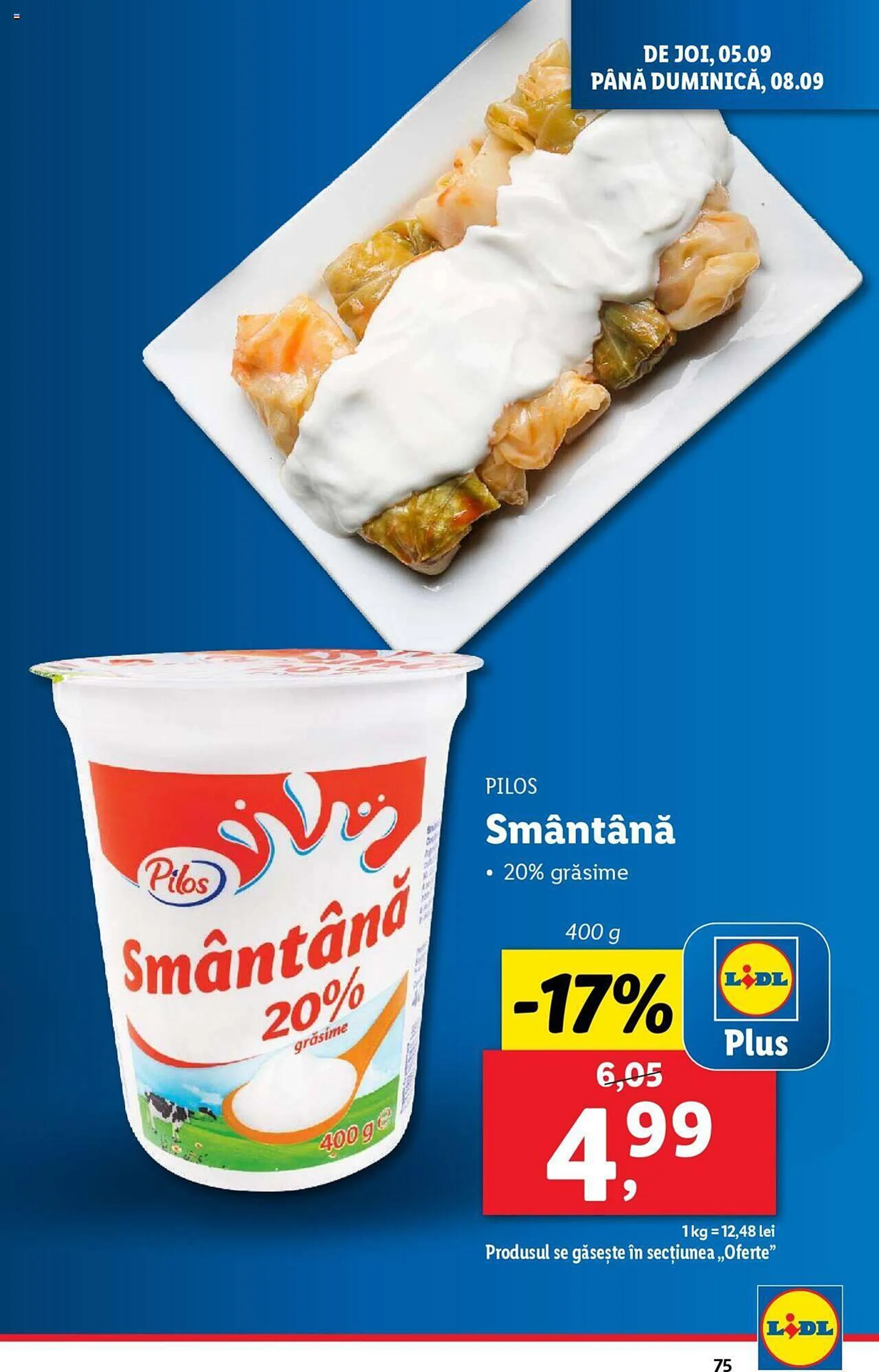 Catalog Catalog Lidl de la 2 septembrie până la 8 septembrie 2024 - Revista Pagina 75