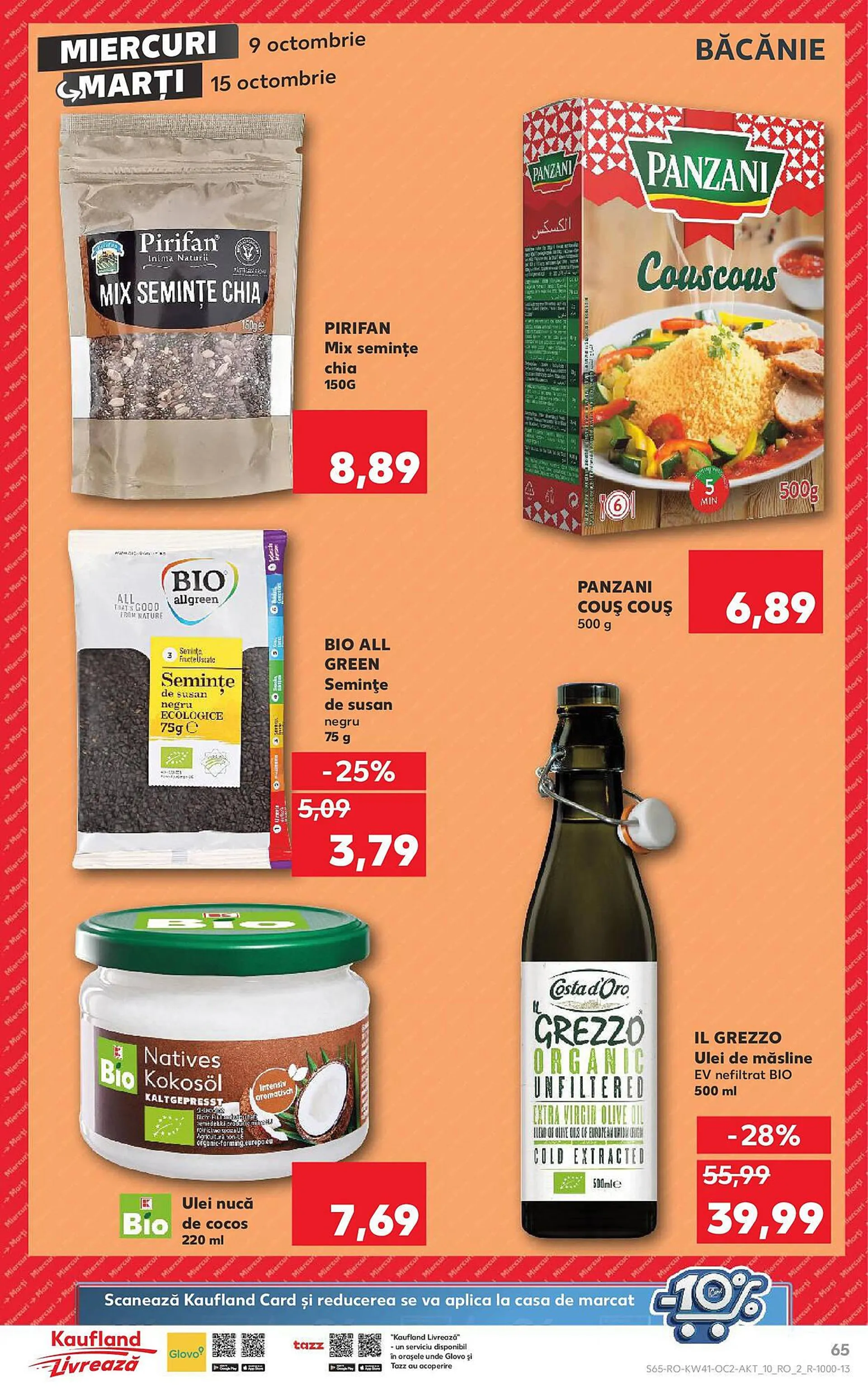 Catalog Catalog Kaufland de la 8 octombrie până la 13 octombrie 2024 - Revista Pagina 65