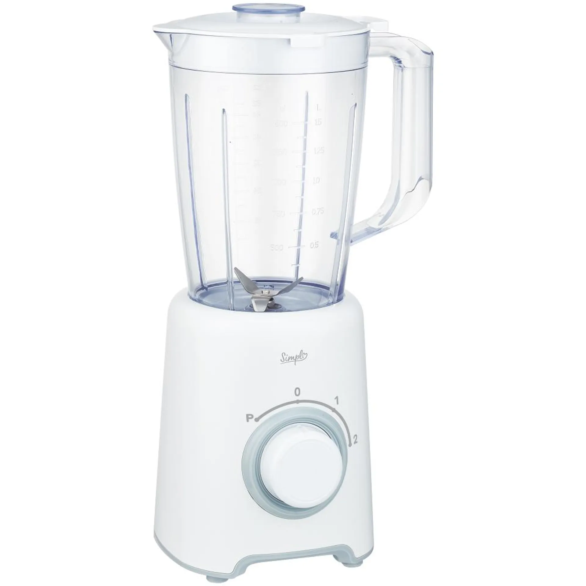 Blender de masa SIMPL SBL500-24, 2 viteze, 500 W, Alb