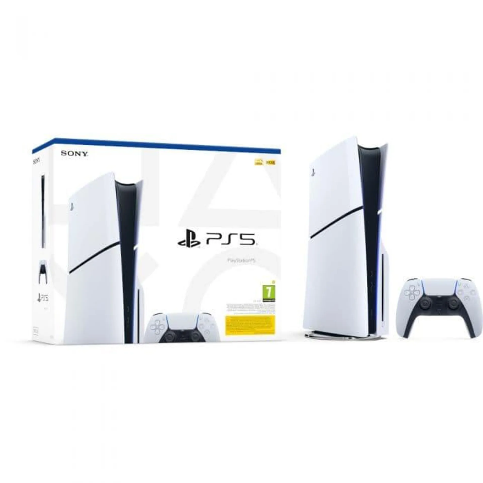 Consola Sony PS5 (PlayStation 5), D Chassis, Slim, Alb