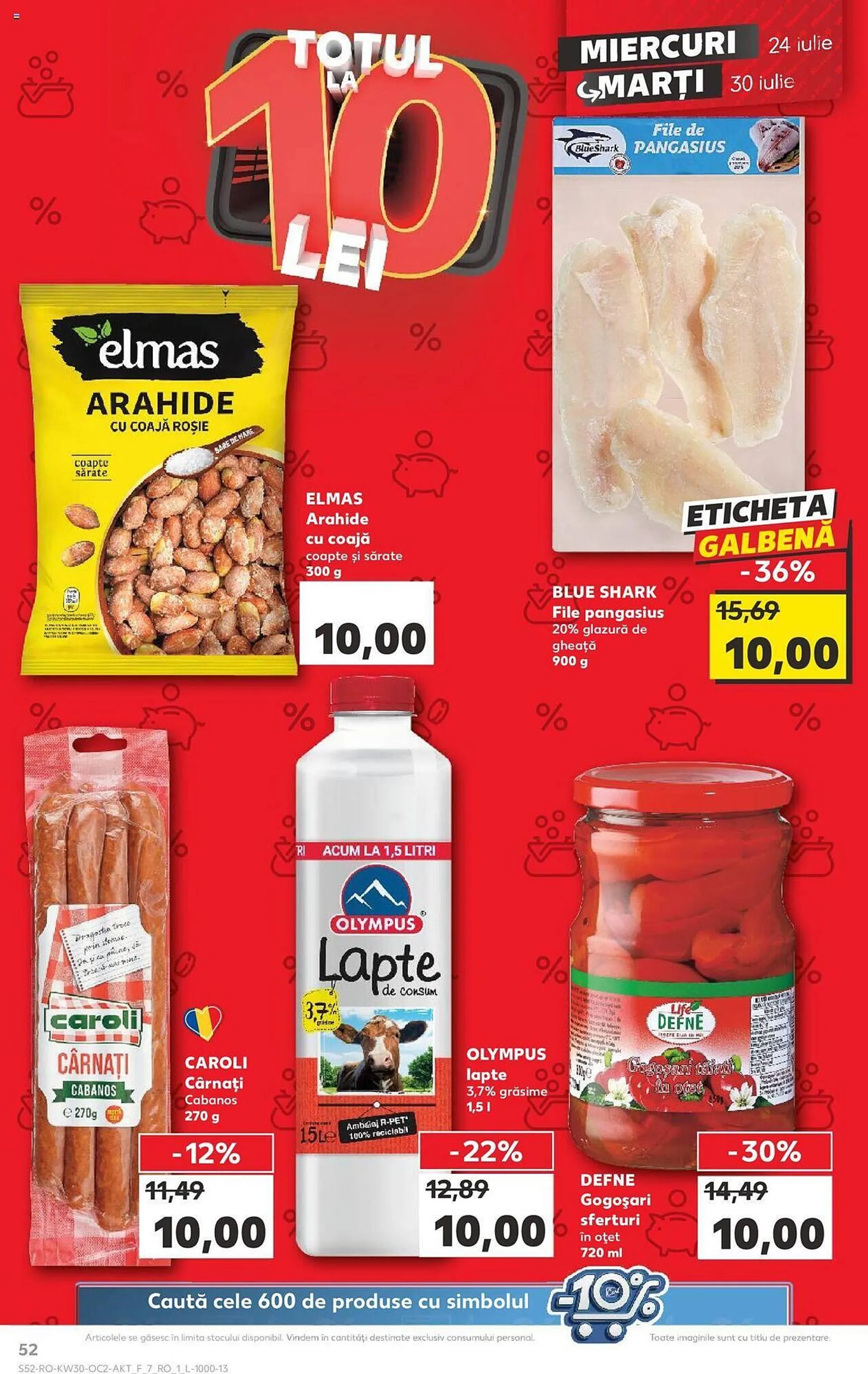 Catalog Kaufland catalog de la 24 iulie până la 30 iulie 2024 - Revista Pagina 52